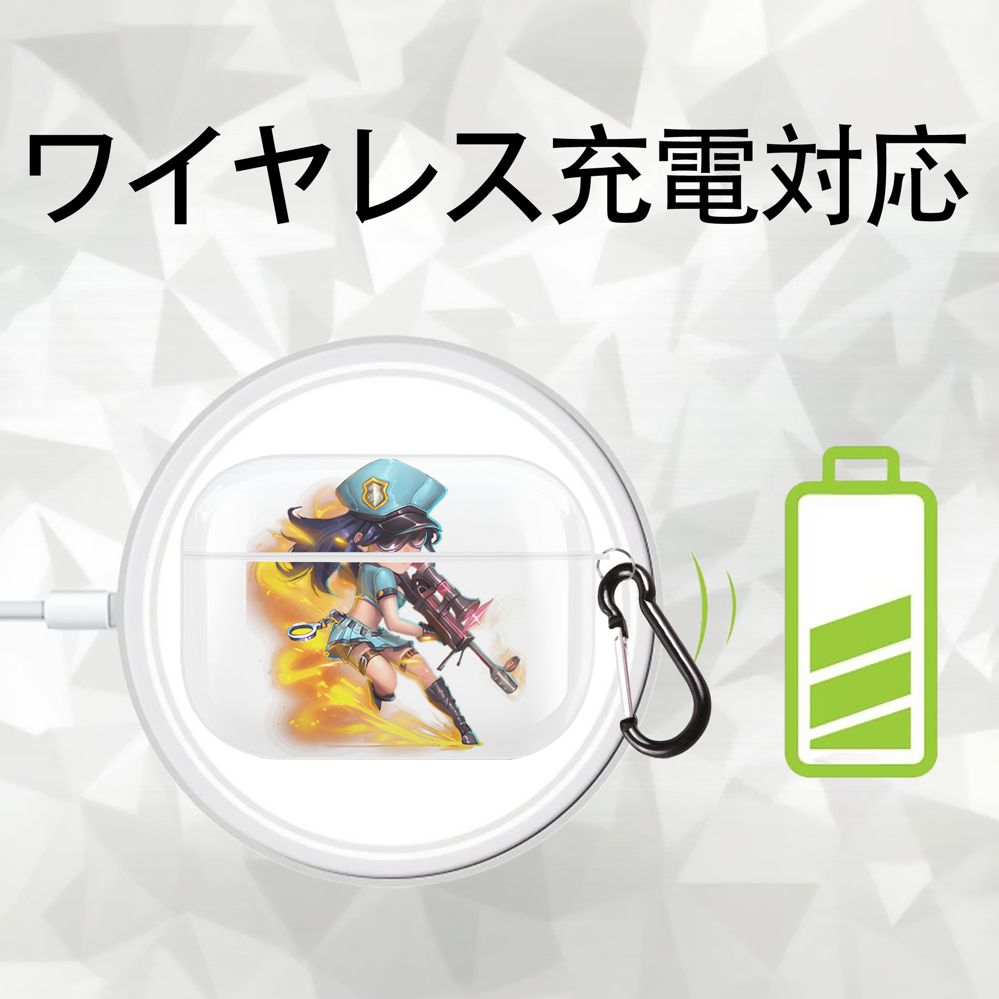 リーグ・オブ・レジェンド League of Legends LOL 【AirPods Pro用】ハードシェル保護ケース 耐衝撃・防指紋・カラビナ付き商品仕様