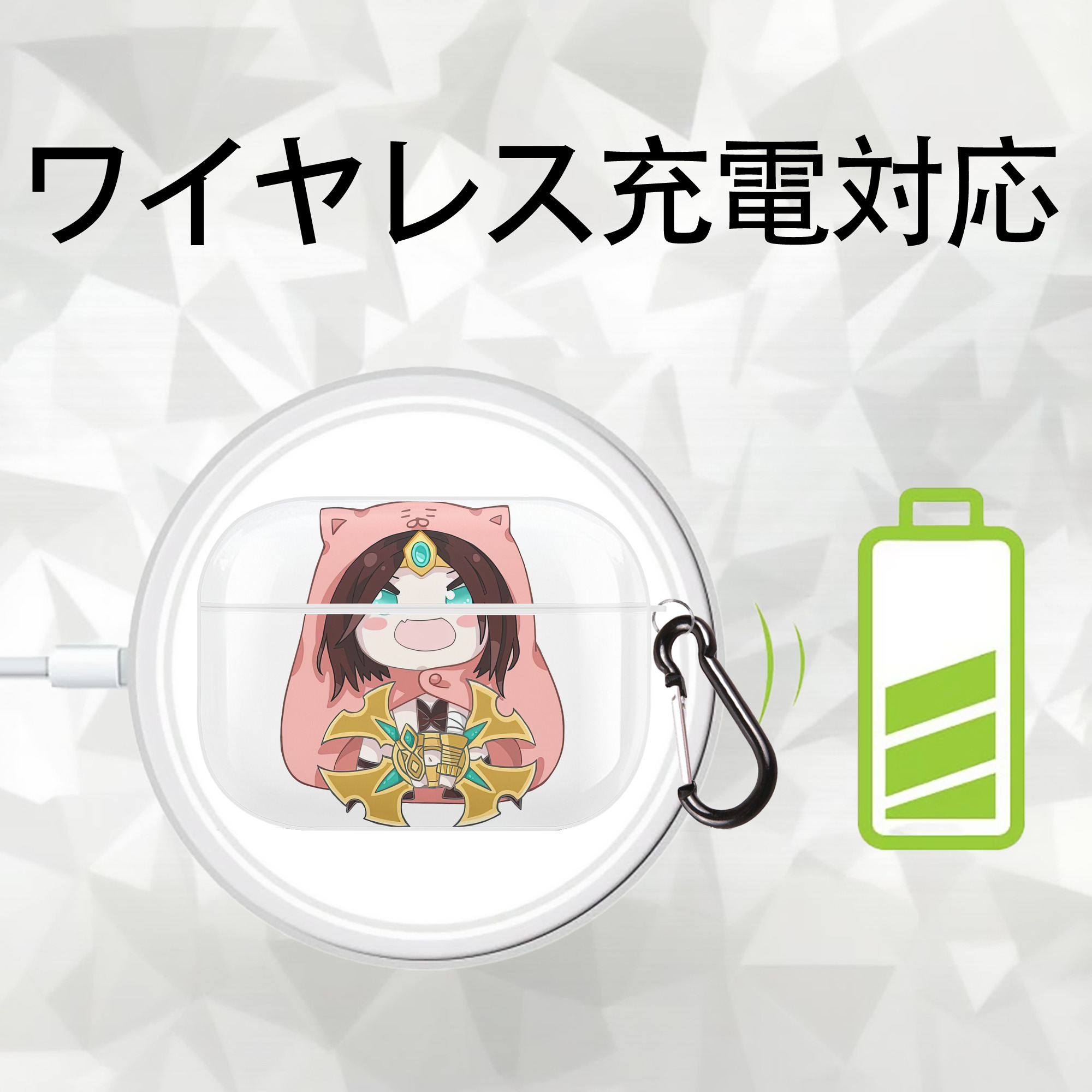 リーグ・オブ・レジェンド League of Legends LOL 【AirPods Pro用】ハードシェル保護ケース 耐衝撃・防指紋・カラビナ付き商品仕様