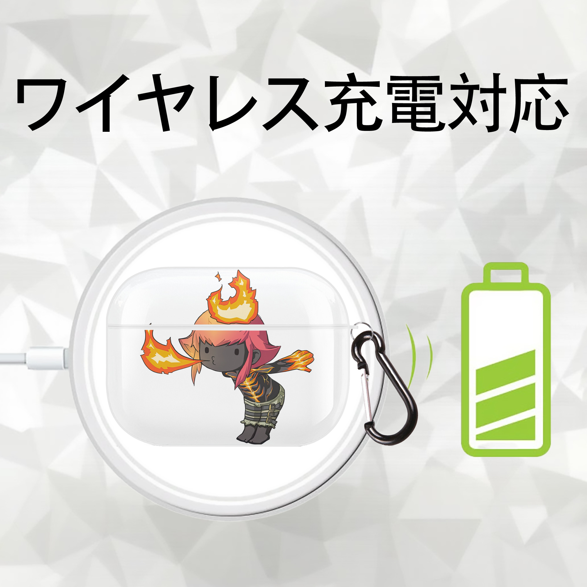 リーグ・オブ・レジェンド League of Legends LOL 【AirPods Pro用】ハードシェル保護ケース 耐衝撃・防指紋・カラビナ付き商品仕様