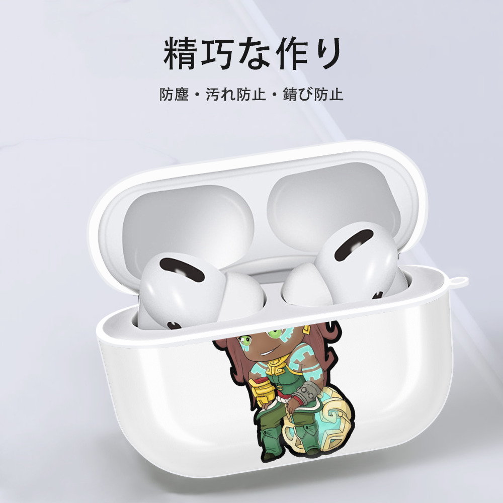 リーグ・オブ・レジェンド League of Legends LOL 【AirPods Pro用】ハードシェル保護ケース 耐衝撃・防指紋・カラビナ付き商品仕様