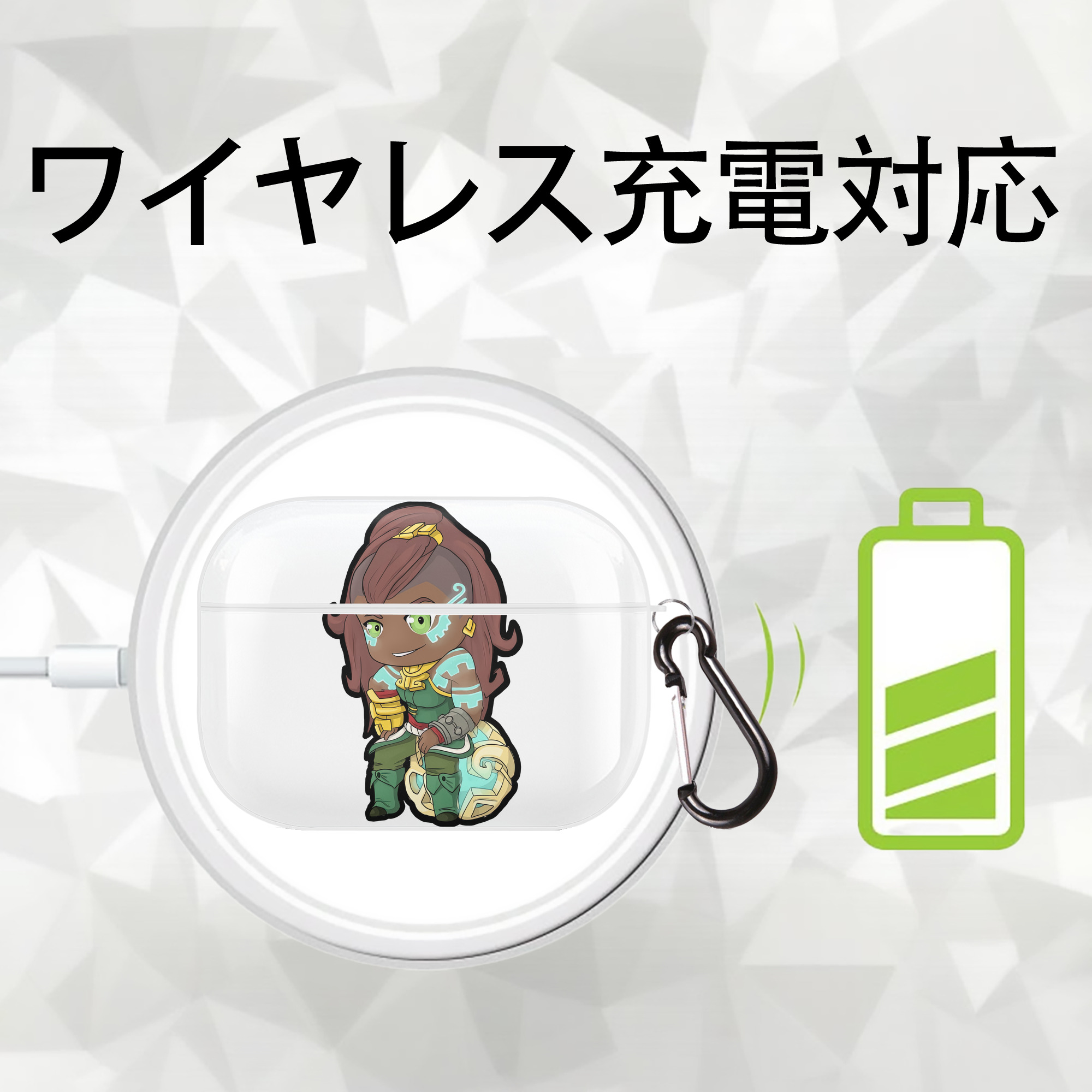 リーグ・オブ・レジェンド League of Legends LOL 【AirPods Pro用】ハードシェル保護ケース 耐衝撃・防指紋・カラビナ付き商品仕様