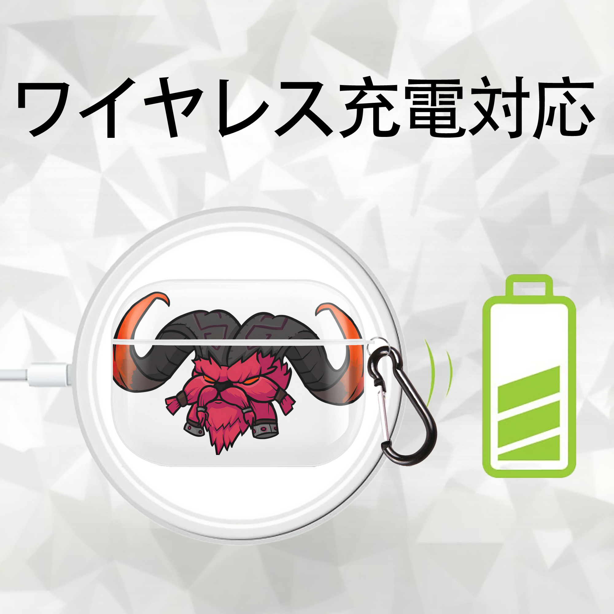リーグ・オブ・レジェンド League of Legends LOL 【AirPods Pro用】ハードシェル保護ケース 耐衝撃・防指紋・カラビナ付き商品仕様