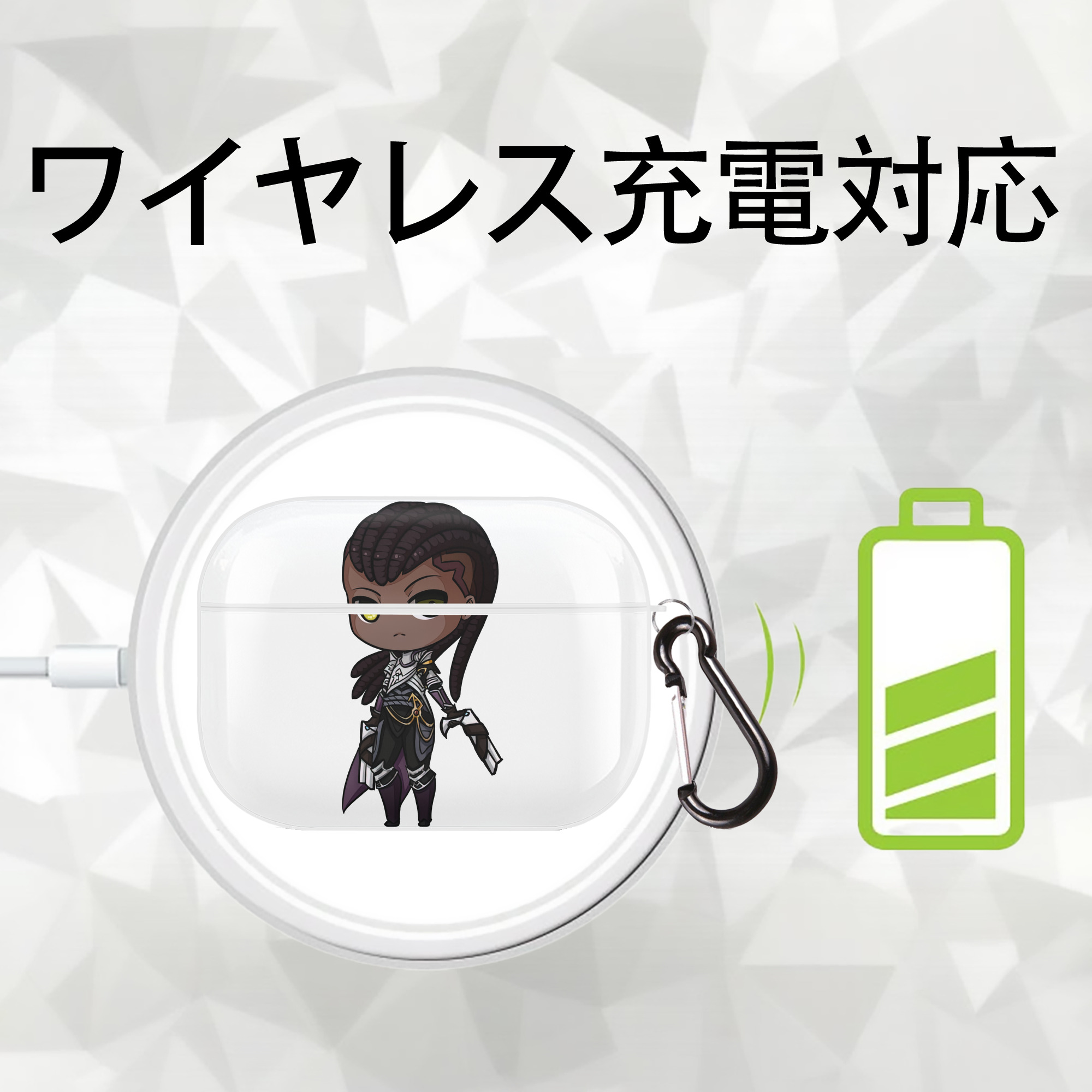 リーグ・オブ・レジェンド League of Legends LOL 【AirPods Pro用】ハードシェル保護ケース 耐衝撃・防指紋・カラビナ付き商品仕様