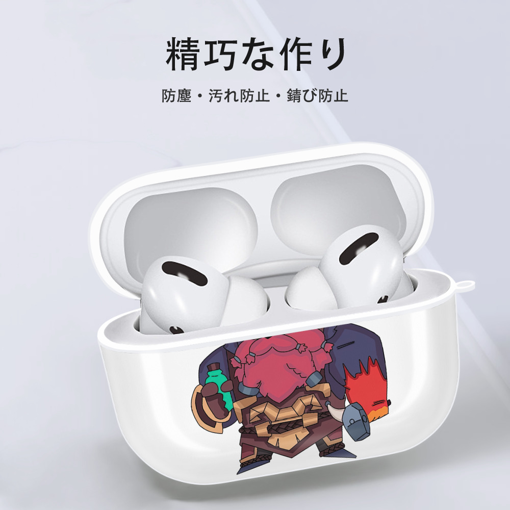 リーグ・オブ・レジェンド League of Legends LOL 【AirPods Pro用】ハードシェル保護ケース 耐衝撃・防指紋・カラビナ付き商品仕様