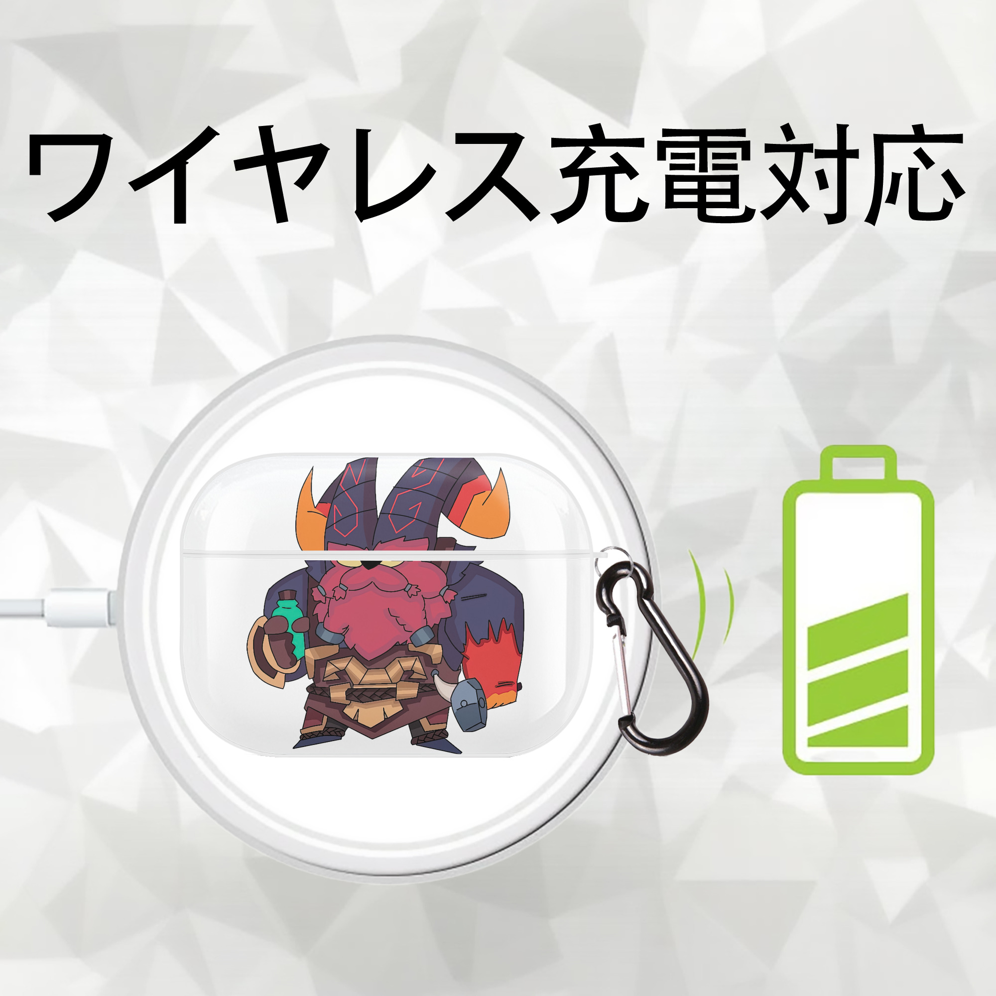 リーグ・オブ・レジェンド League of Legends LOL 【AirPods Pro用】ハードシェル保護ケース 耐衝撃・防指紋・カラビナ付き商品仕様