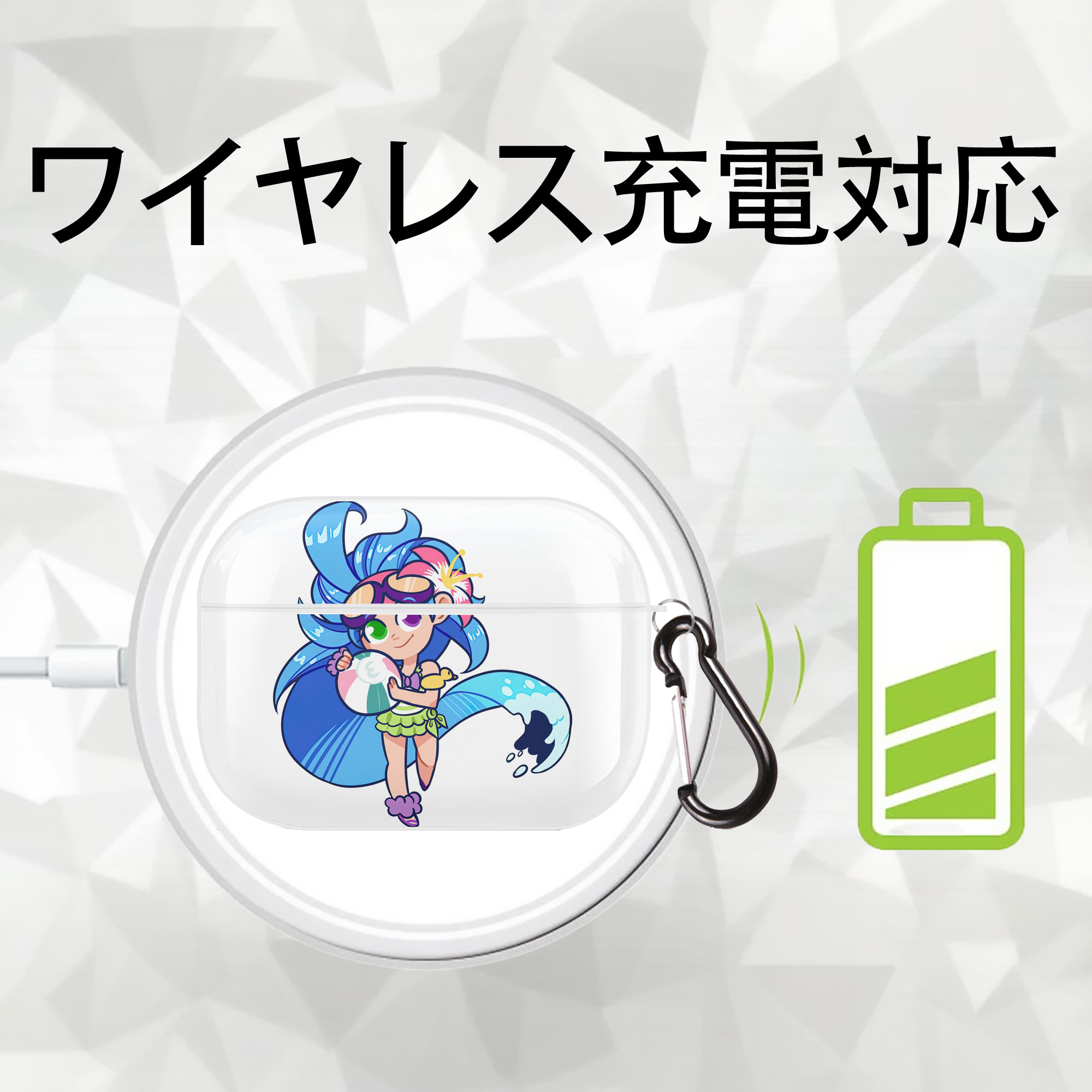 リーグ・オブ・レジェンド League of Legends LOL 【AirPods Pro用】ハードシェル保護ケース 耐衝撃・防指紋・カラビナ付き商品仕様