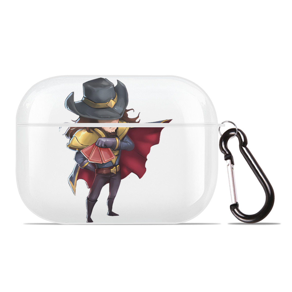 （画像用） リーグ・オブ・レジェンド League of Legends LOL 【AirPods Pro用】ハードシェル保護ケース 耐衝撃・防指紋・カラビナ付き商品仕様
