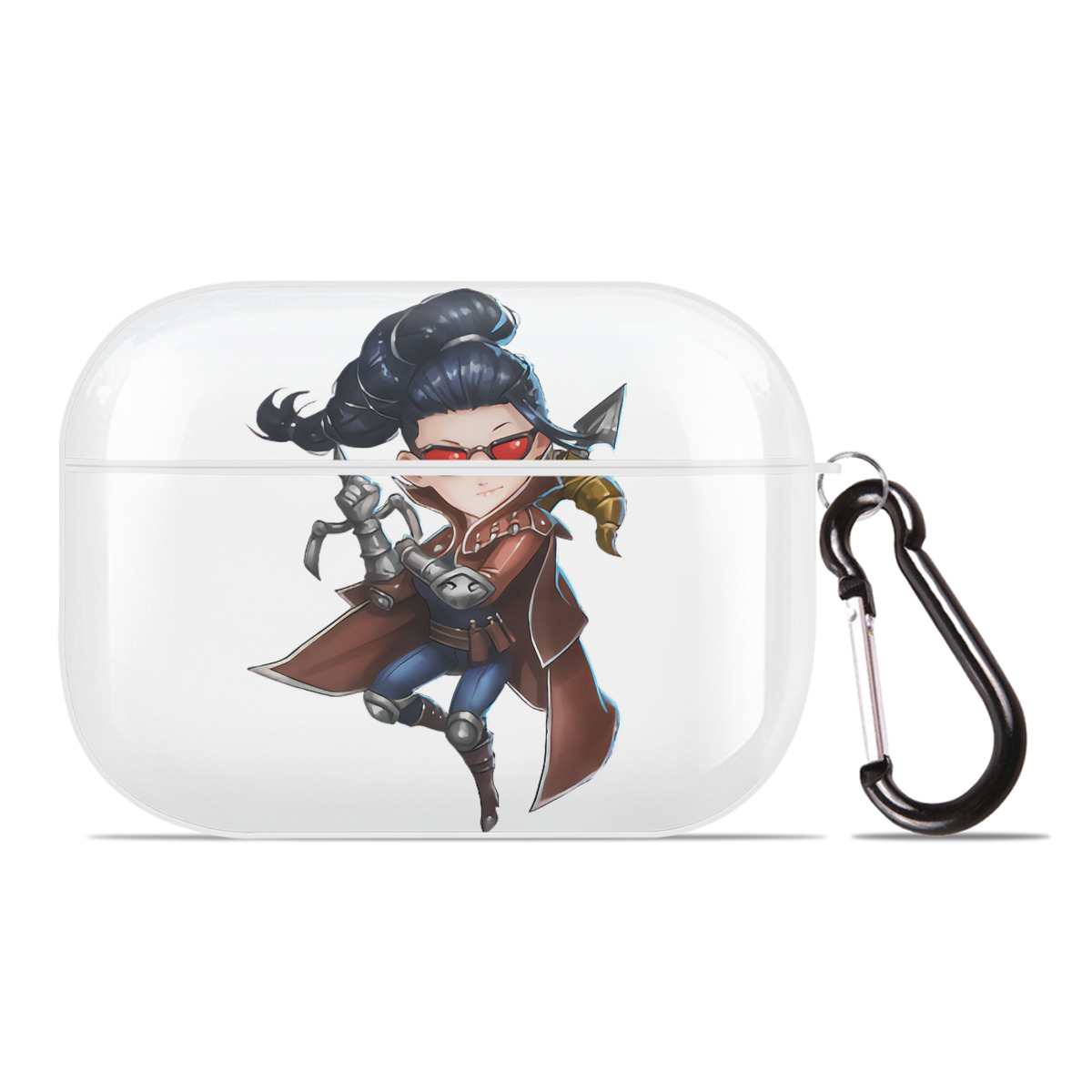 （画像用） リーグ・オブ・レジェンド League of Legends LOL 【AirPods Pro用】ハードシェル保護ケース 耐衝撃・防指紋・カラビナ付き商品仕様
