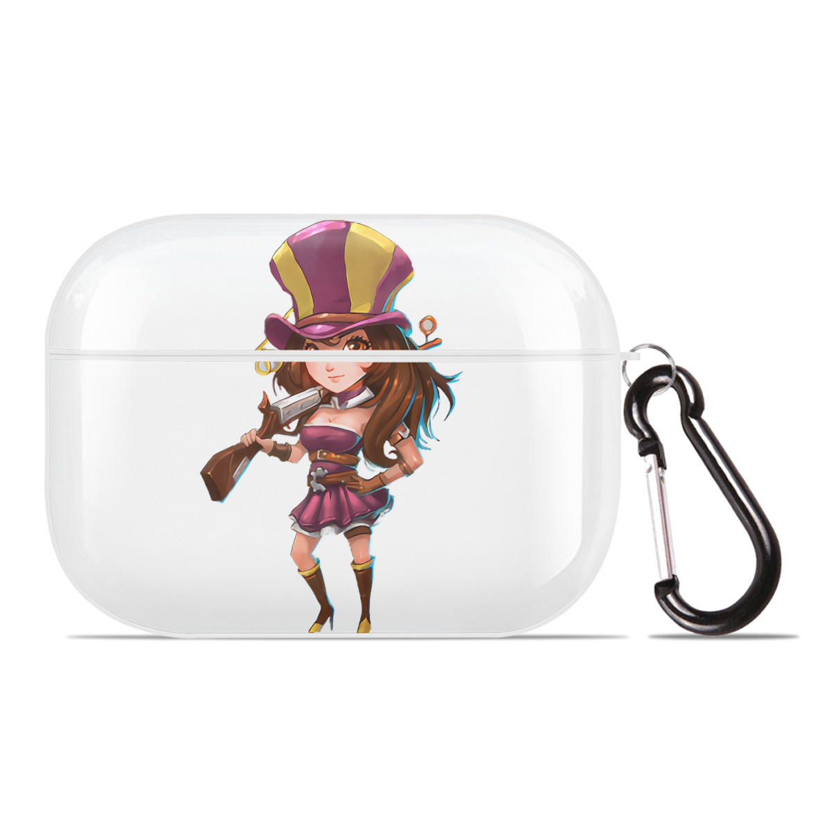 （画像用） リーグ・オブ・レジェンド League of Legends LOL 【AirPods Pro用】ハードシェル保護ケース 耐衝撃・防指紋・カラビナ付き商品仕様
