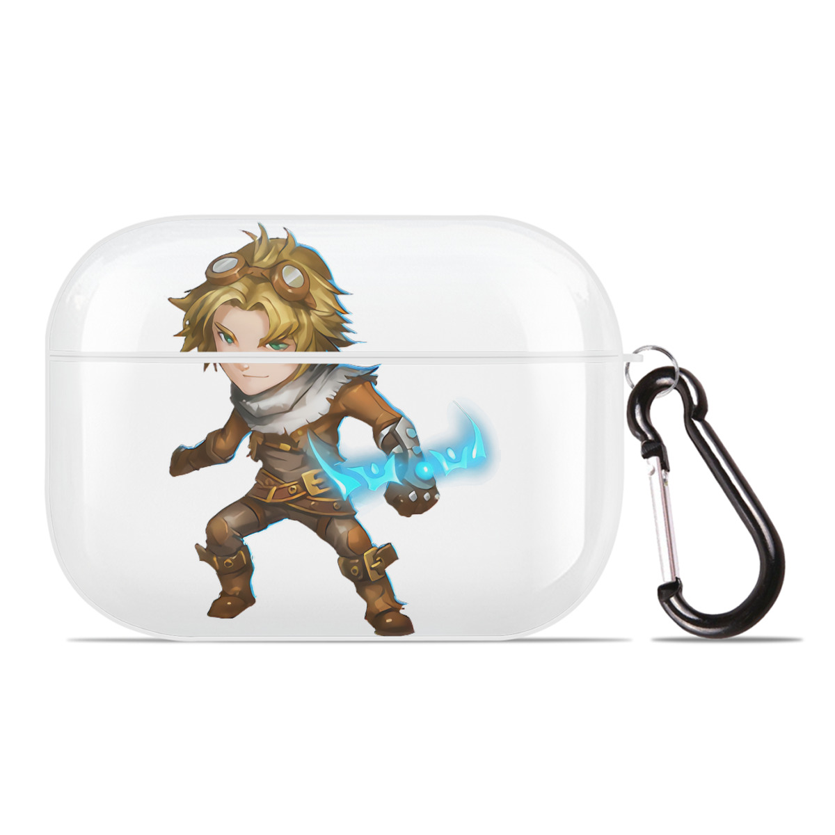 （画像用） リーグ・オブ・レジェンド League of Legends LOL 【AirPods Pro用】ハードシェル保護ケース 耐衝撃・防指紋・カラビナ付き商品仕様