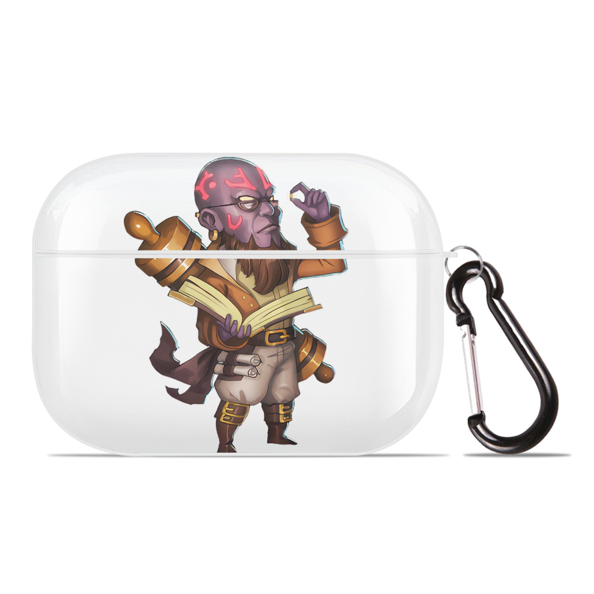 （画像用） リーグ・オブ・レジェンド League of Legends LOL 【AirPods Pro用】ハードシェル保護ケース 耐衝撃・防指紋・カラビナ付き商品仕様