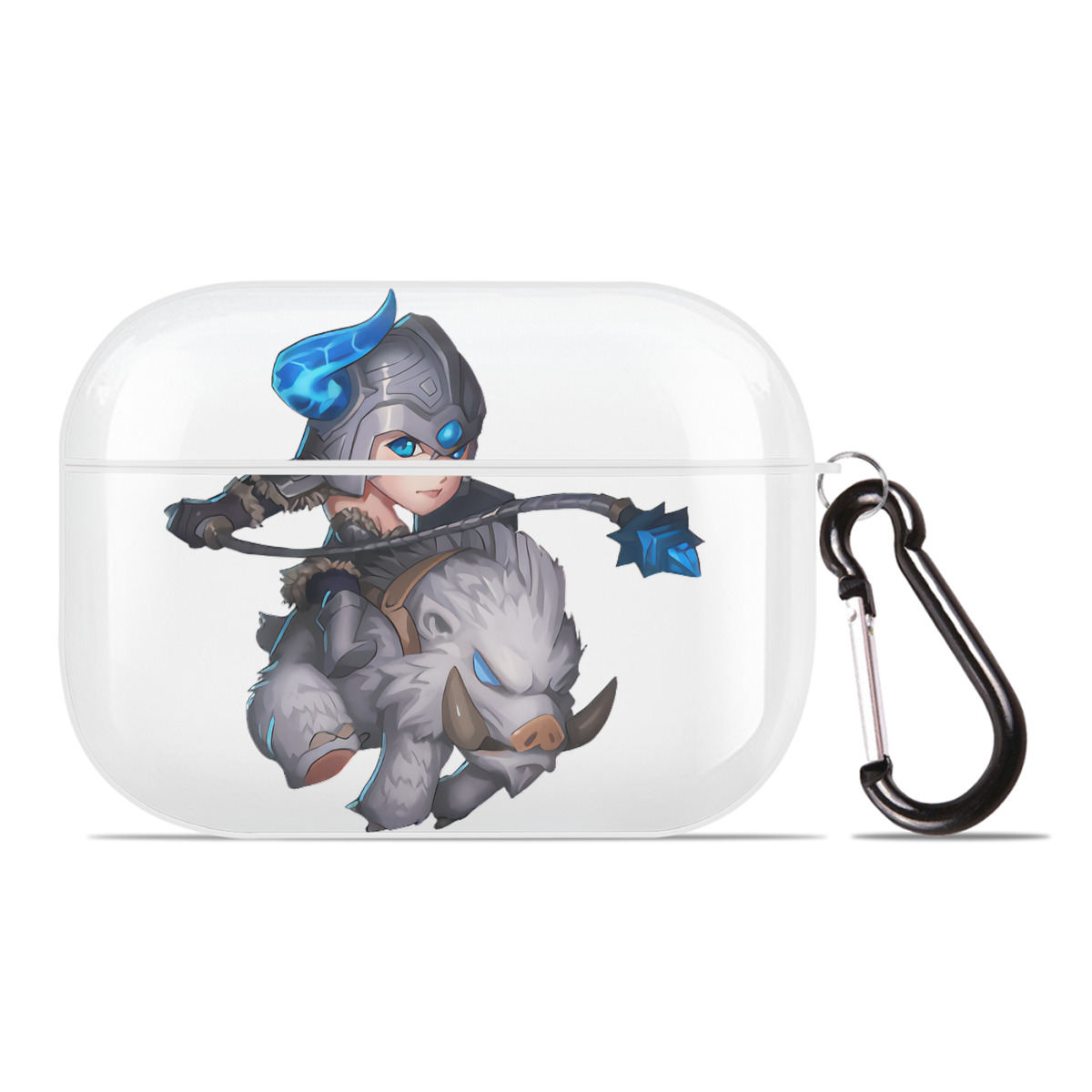 （画像用） リーグ・オブ・レジェンド League of Legends LOL 【AirPods Pro用】ハードシェル保護ケース 耐衝撃・防指紋・カラビナ付き商品仕様