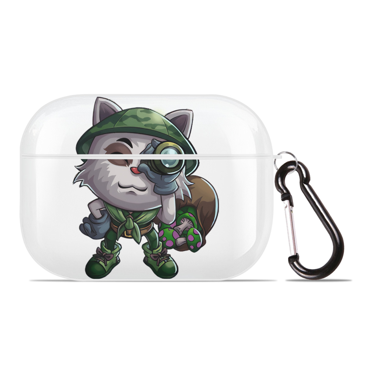 （画像用） リーグ・オブ・レジェンド League of Legends LOL 【AirPods Pro用】ハードシェル保護ケース 耐衝撃・防指紋・カラビナ付き商品仕様