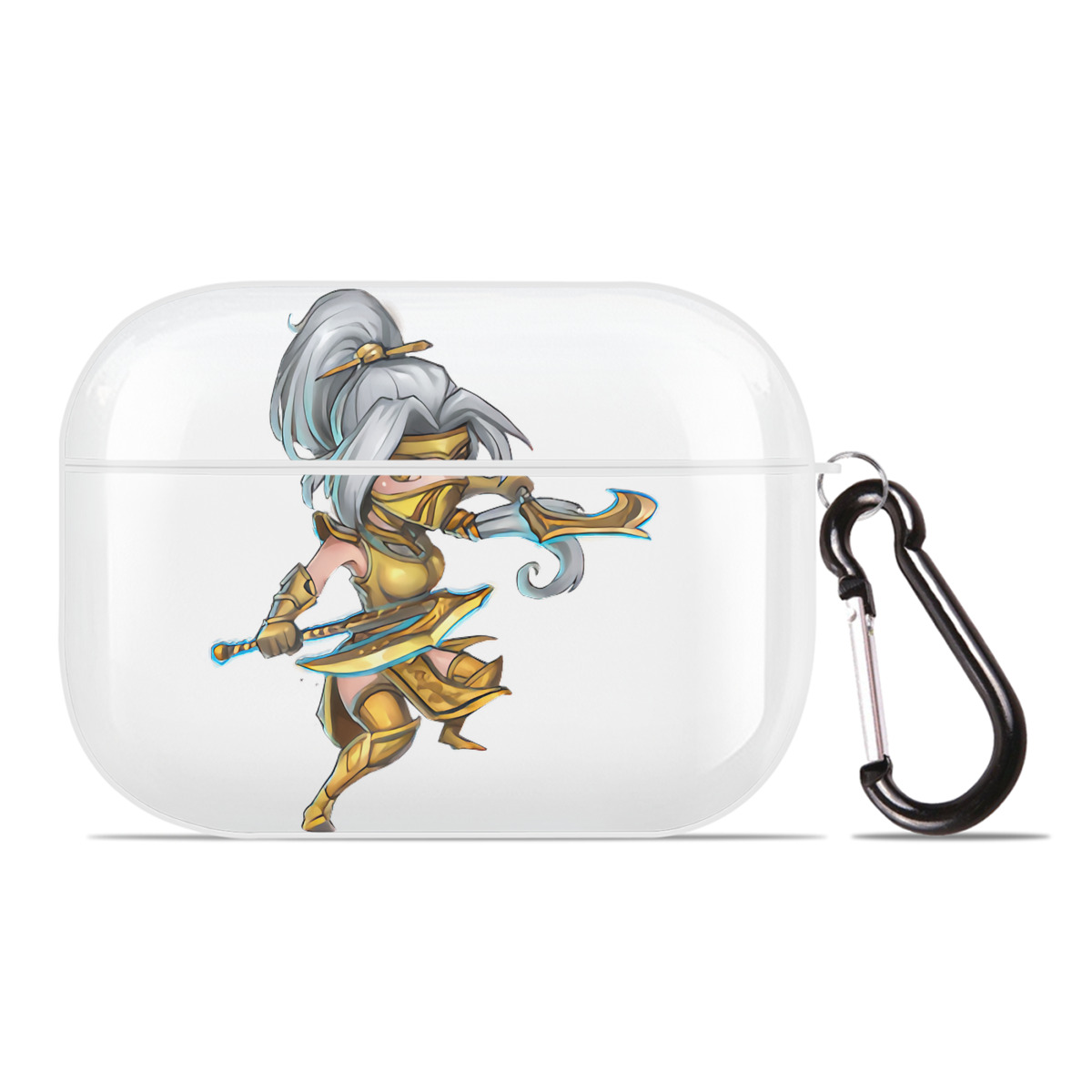 （画像用） リーグ・オブ・レジェンド League of Legends LOL 【AirPods Pro用】ハードシェル保護ケース 耐衝撃・防指紋・カラビナ付き商品仕様