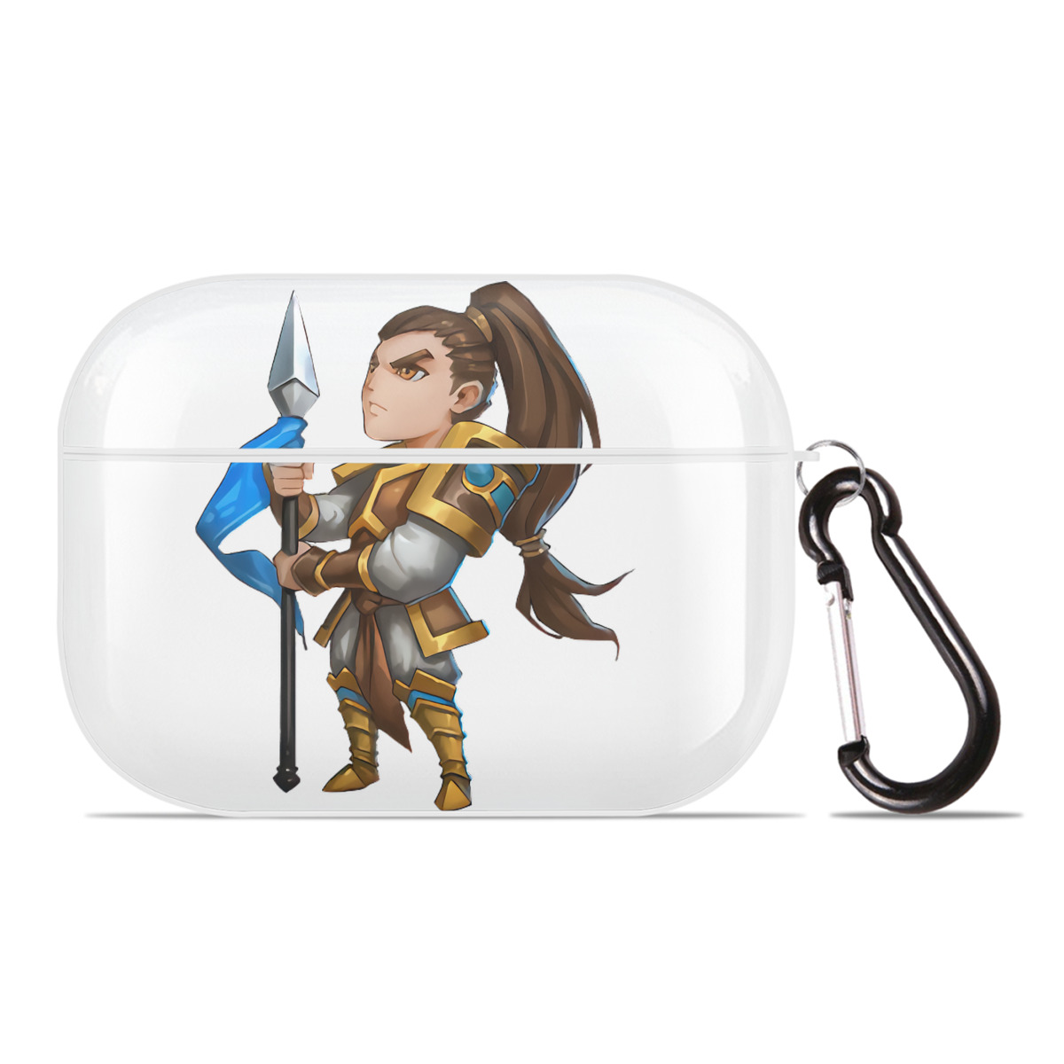 （画像用） リーグ・オブ・レジェンド League of Legends LOL 【AirPods Pro用】ハードシェル保護ケース 耐衝撃・防指紋・カラビナ付き商品仕様