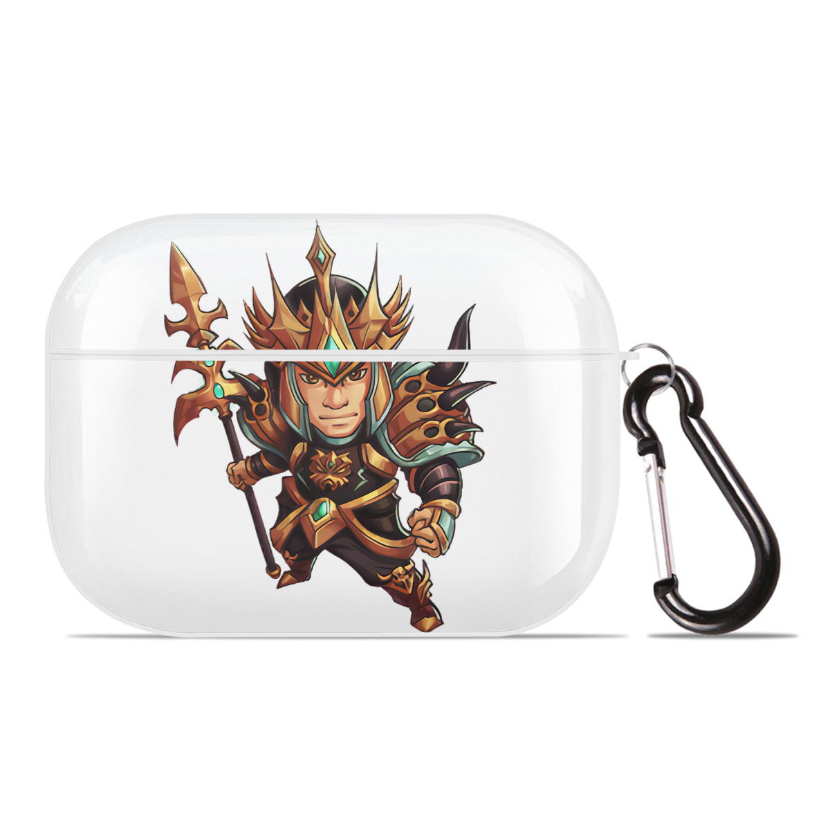 （画像用） リーグ・オブ・レジェンド League of Legends LOL 【AirPods Pro用】ハードシェル保護ケース 耐衝撃・防指紋・カラビナ付き商品仕様