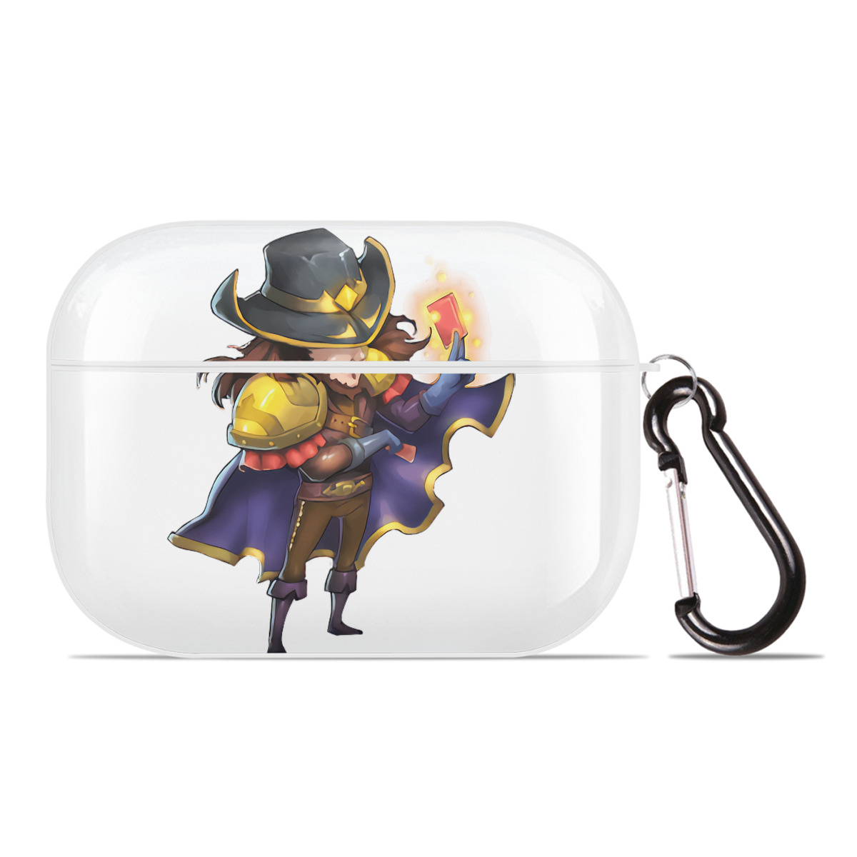 （画像用） リーグ・オブ・レジェンド League of Legends LOL 【AirPods Pro用】ハードシェル保護ケース 耐衝撃・防指紋・カラビナ付き商品仕様