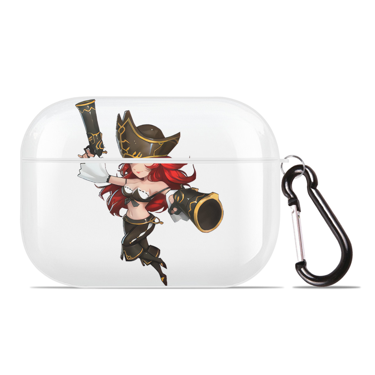 （画像用） リーグ・オブ・レジェンド League of Legends LOL 【AirPods Pro用】ハードシェル保護ケース 耐衝撃・防指紋・カラビナ付き商品仕様