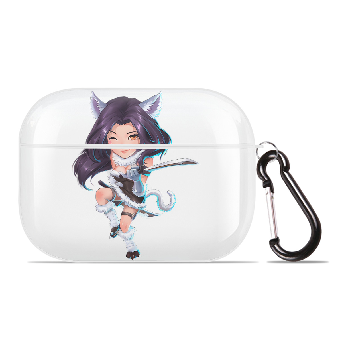 （画像用） リーグ・オブ・レジェンド League of Legends LOL 【AirPods Pro用】ハードシェル保護ケース 耐衝撃・防指紋・カラビナ付き商品仕様