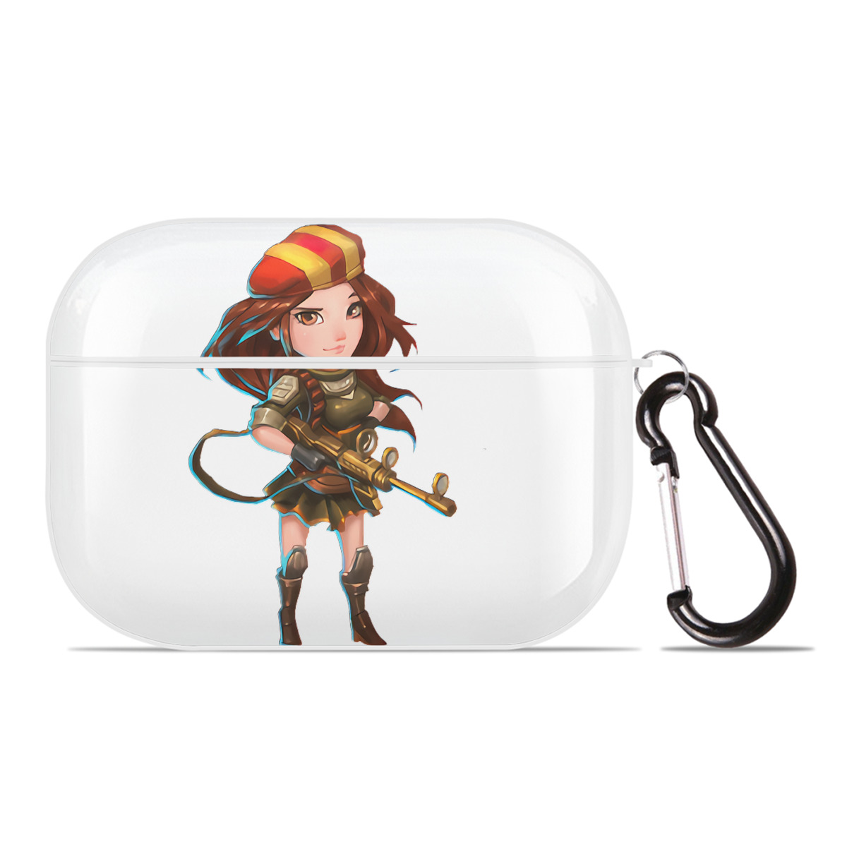 （画像用） リーグ・オブ・レジェンド League of Legends LOL 【AirPods Pro用】ハードシェル保護ケース 耐衝撃・防指紋・カラビナ付き商品仕様