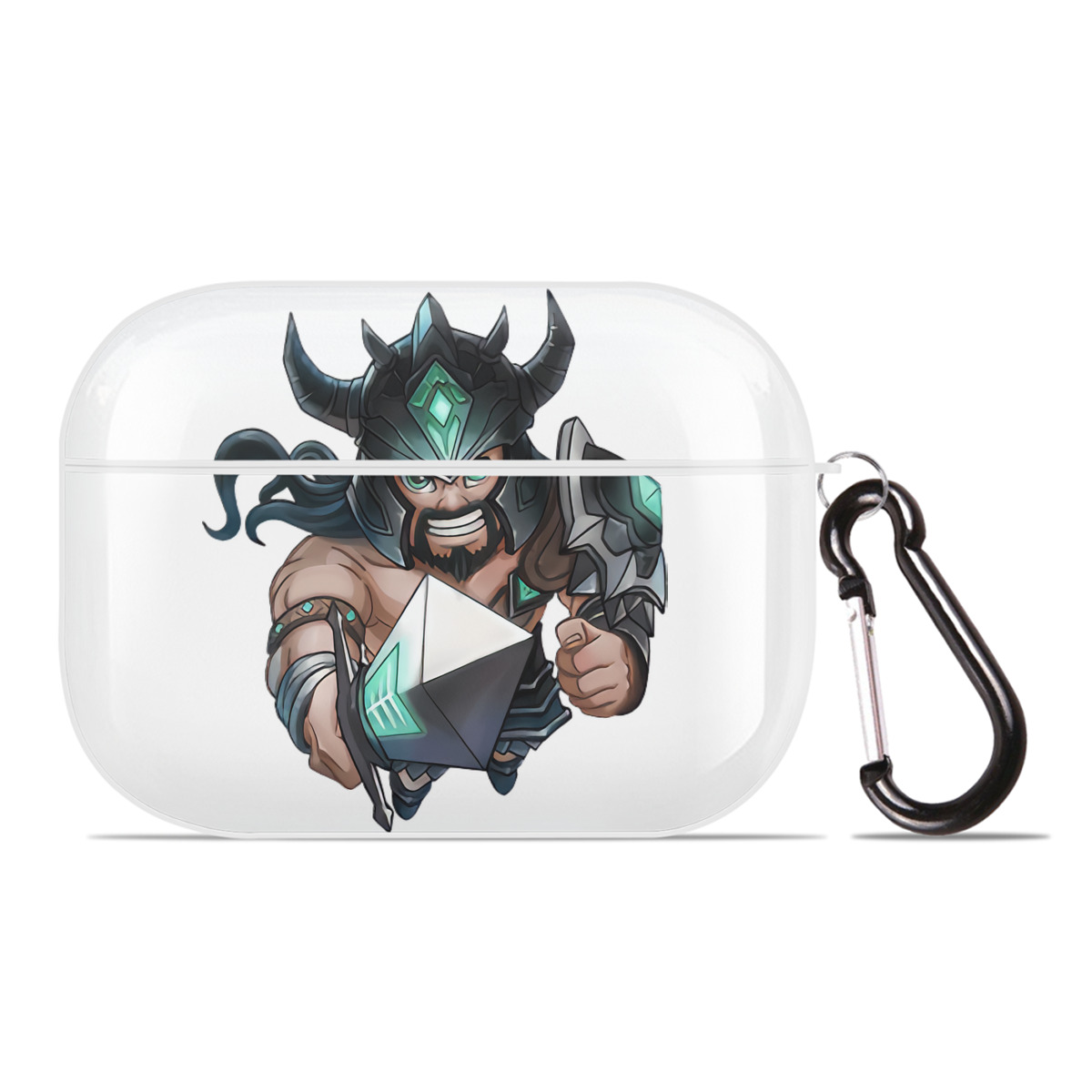 （画像用） リーグ・オブ・レジェンド League of Legends LOL 【AirPods Pro用】ハードシェル保護ケース 耐衝撃・防指紋・カラビナ付き商品仕様
