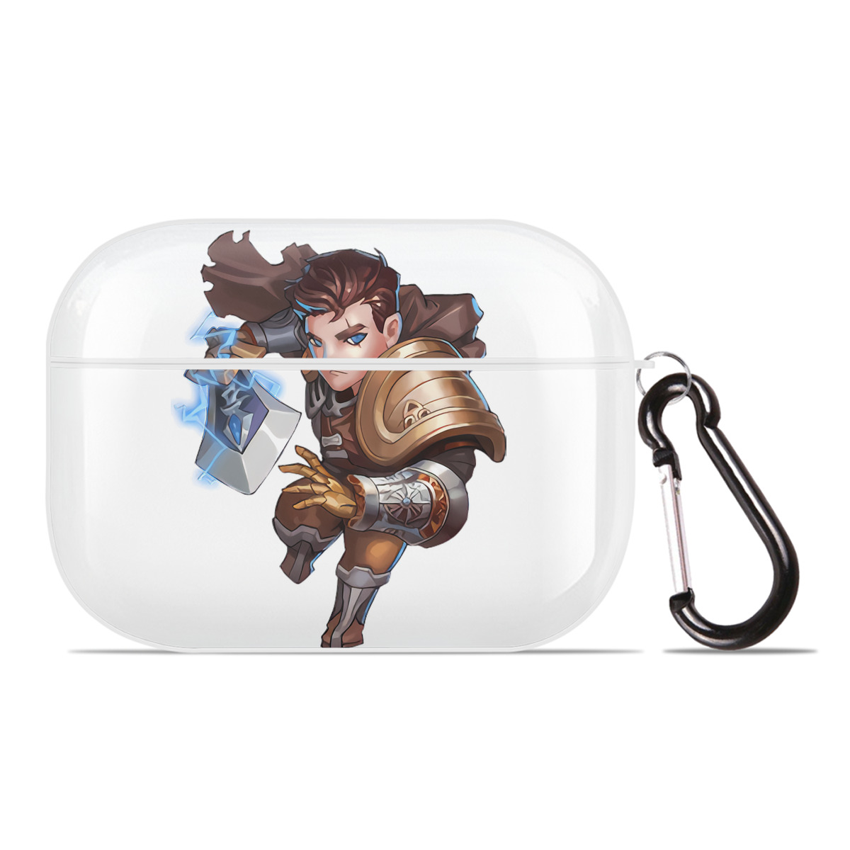 （画像用） リーグ・オブ・レジェンド League of Legends LOL 【AirPods Pro用】ハードシェル保護ケース 耐衝撃・防指紋・カラビナ付き商品仕様