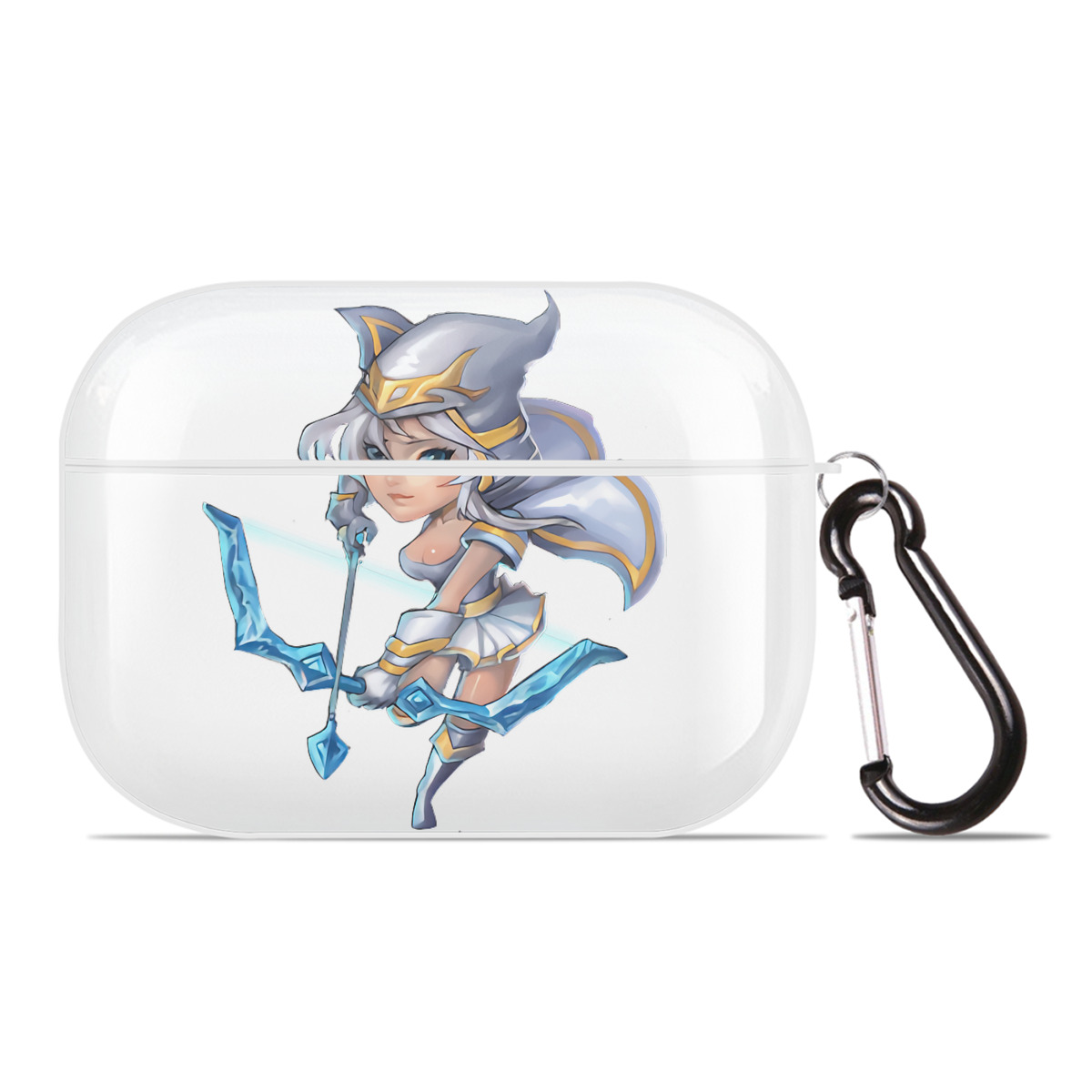 （画像用） リーグ・オブ・レジェンド League of Legends LOL 【AirPods Pro用】ハードシェル保護ケース 耐衝撃・防指紋・カラビナ付き商品仕様