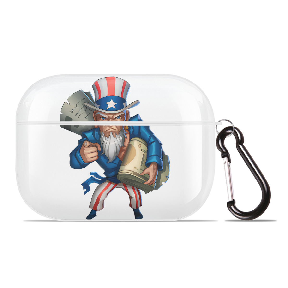 （画像用） リーグ・オブ・レジェンド League of Legends LOL 【AirPods Pro用】ハードシェル保護ケース 耐衝撃・防指紋・カラビナ付き商品仕様