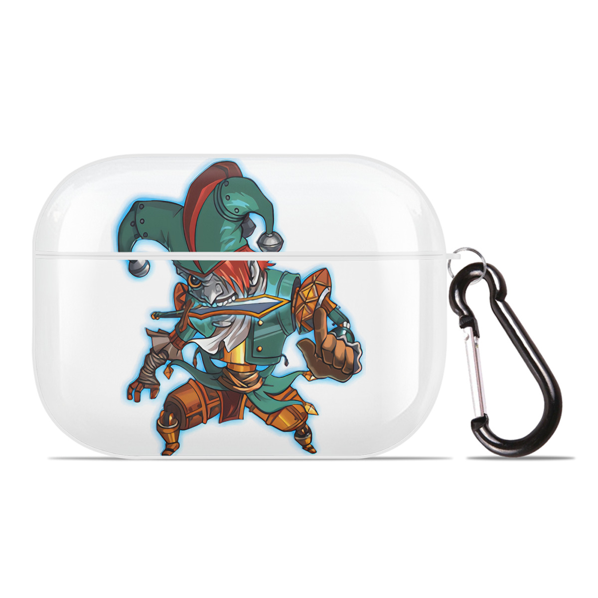 （画像用） リーグ・オブ・レジェンド League of Legends LOL 【AirPods Pro用】ハードシェル保護ケース 耐衝撃・防指紋・カラビナ付き商品仕様