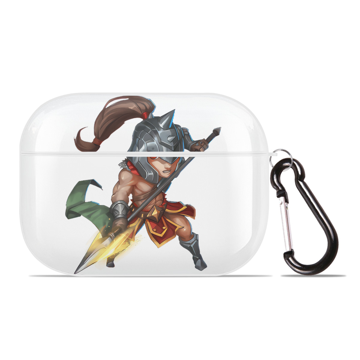 （画像用） リーグ・オブ・レジェンド League of Legends LOL 【AirPods Pro用】ハードシェル保護ケース 耐衝撃・防指紋・カラビナ付き商品仕様