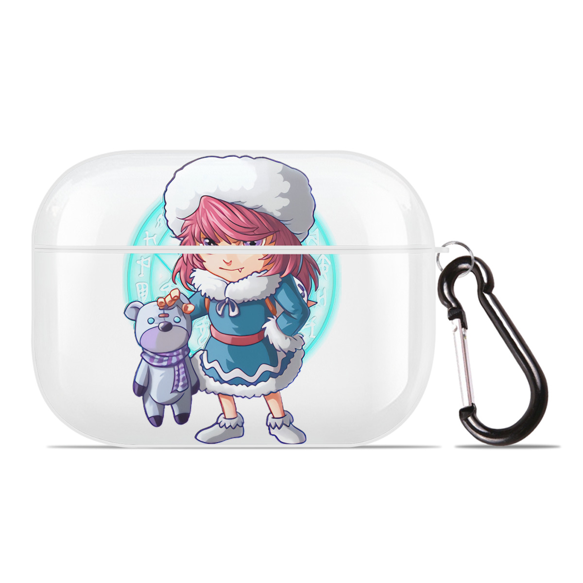 （画像用） リーグ・オブ・レジェンド League of Legends LOL 【AirPods Pro用】ハードシェル保護ケース 耐衝撃・防指紋・カラビナ付き商品仕様