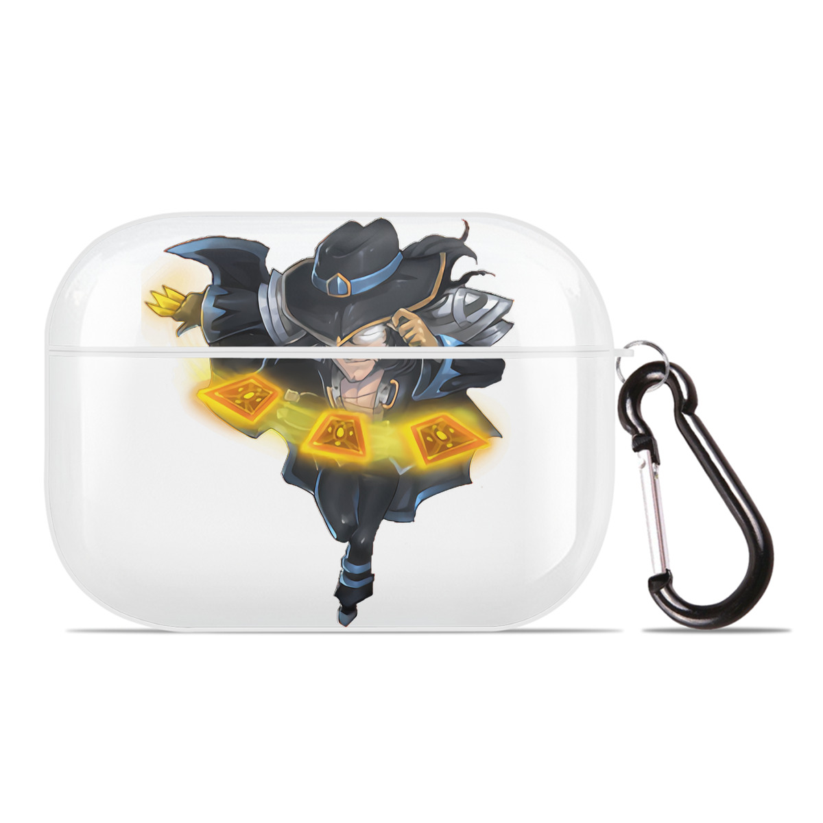 （画像用） リーグ・オブ・レジェンド League of Legends LOL 【AirPods Pro用】ハードシェル保護ケース 耐衝撃・防指紋・カラビナ付き商品仕様