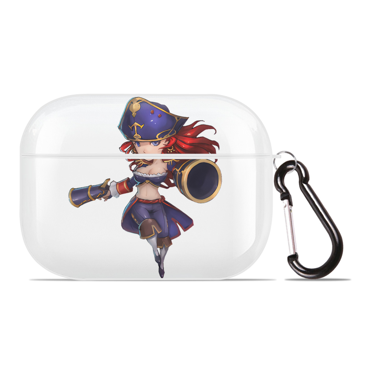（画像用） リーグ・オブ・レジェンド League of Legends LOL 【AirPods Pro用】ハードシェル保護ケース 耐衝撃・防指紋・カラビナ付き商品仕様