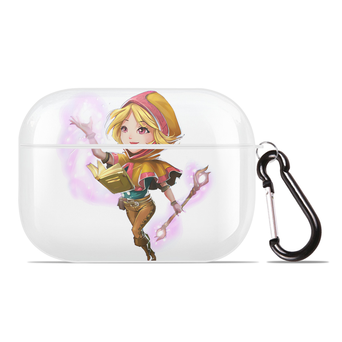 （画像用） リーグ・オブ・レジェンド League of Legends LOL 【AirPods Pro用】ハードシェル保護ケース 耐衝撃・防指紋・カラビナ付き商品仕様