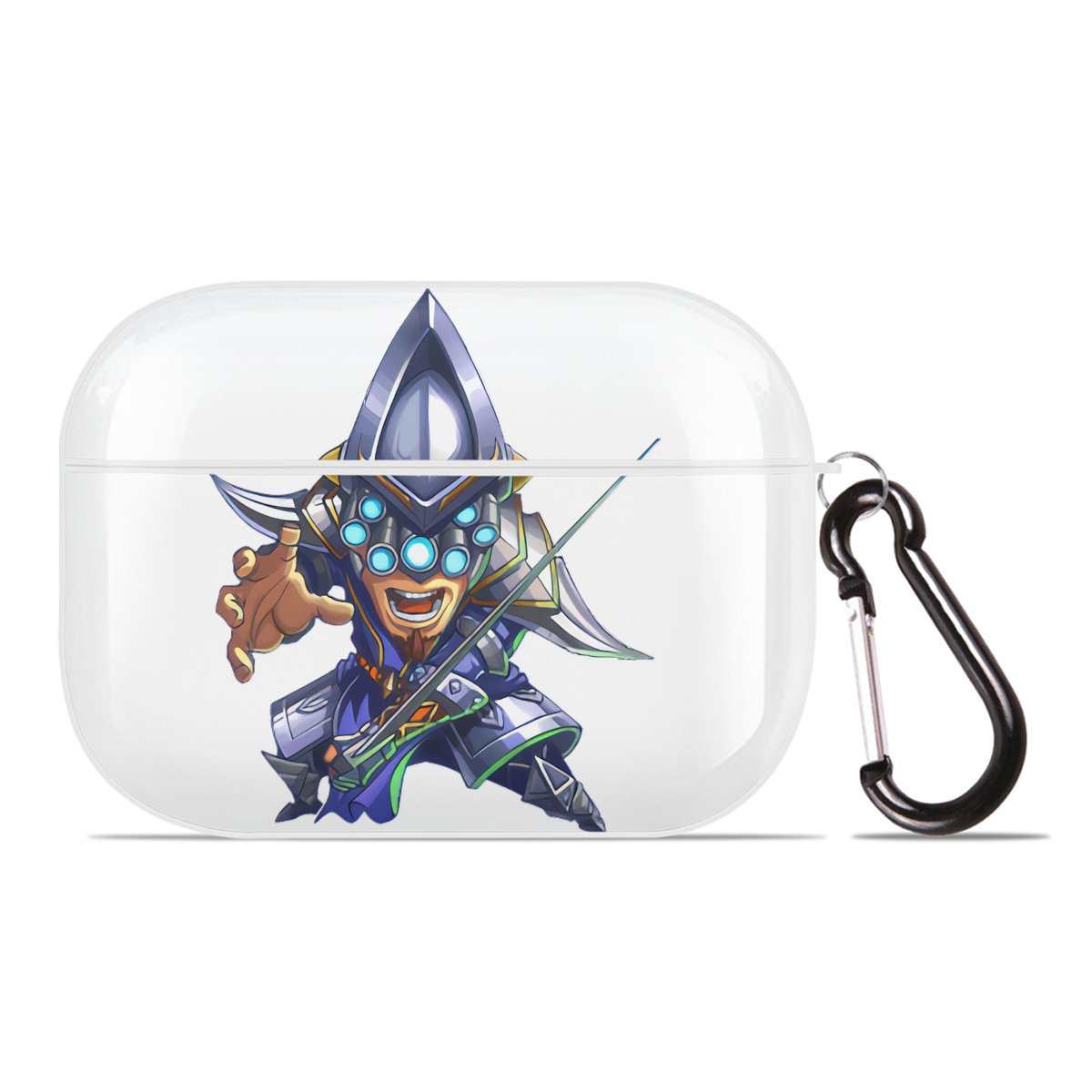 （画像用） リーグ・オブ・レジェンド League of Legends LOL 【AirPods Pro用】ハードシェル保護ケース 耐衝撃・防指紋・カラビナ付き商品仕様