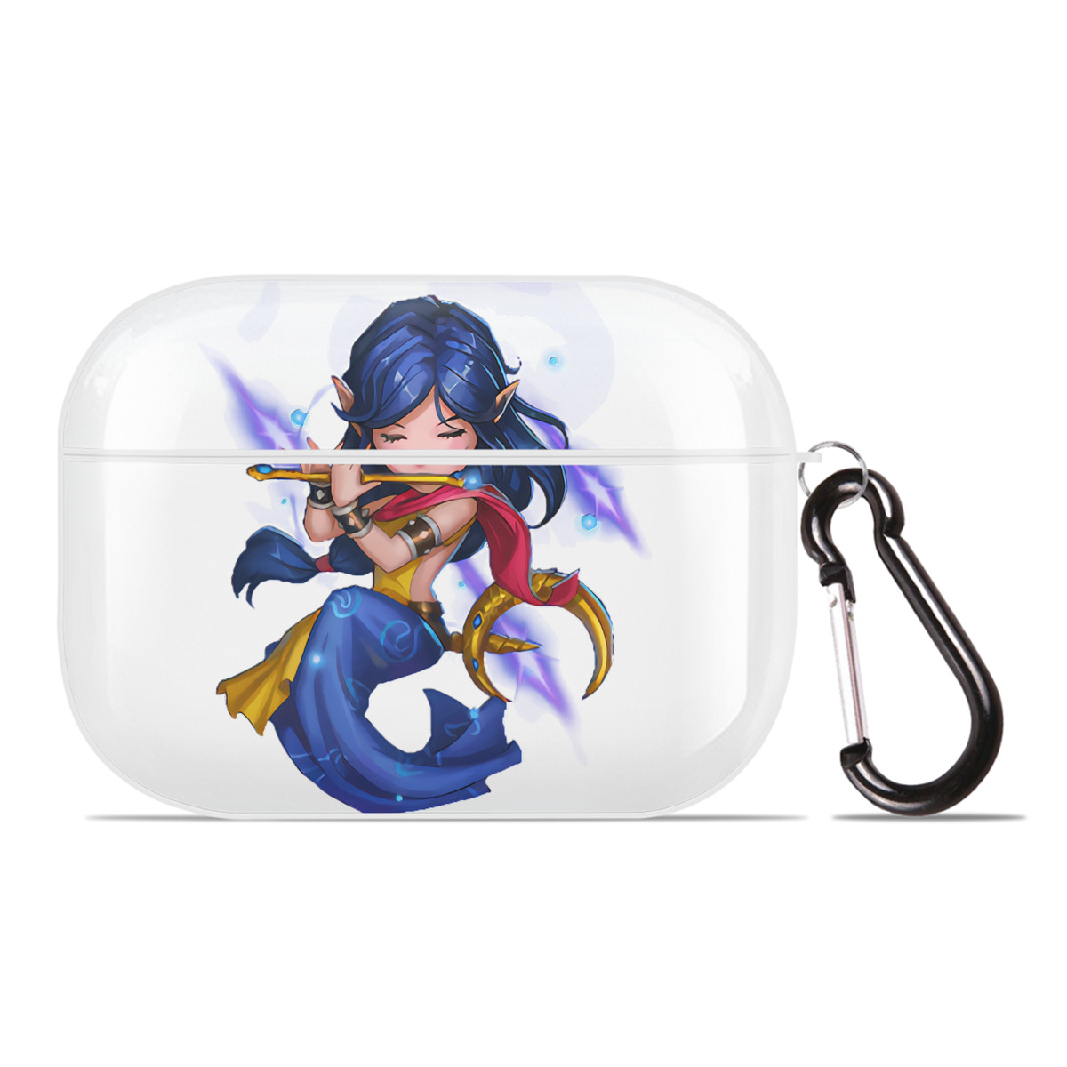 （画像用） リーグ・オブ・レジェンド League of Legends LOL 【AirPods Pro用】ハードシェル保護ケース 耐衝撃・防指紋・カラビナ付き商品仕様