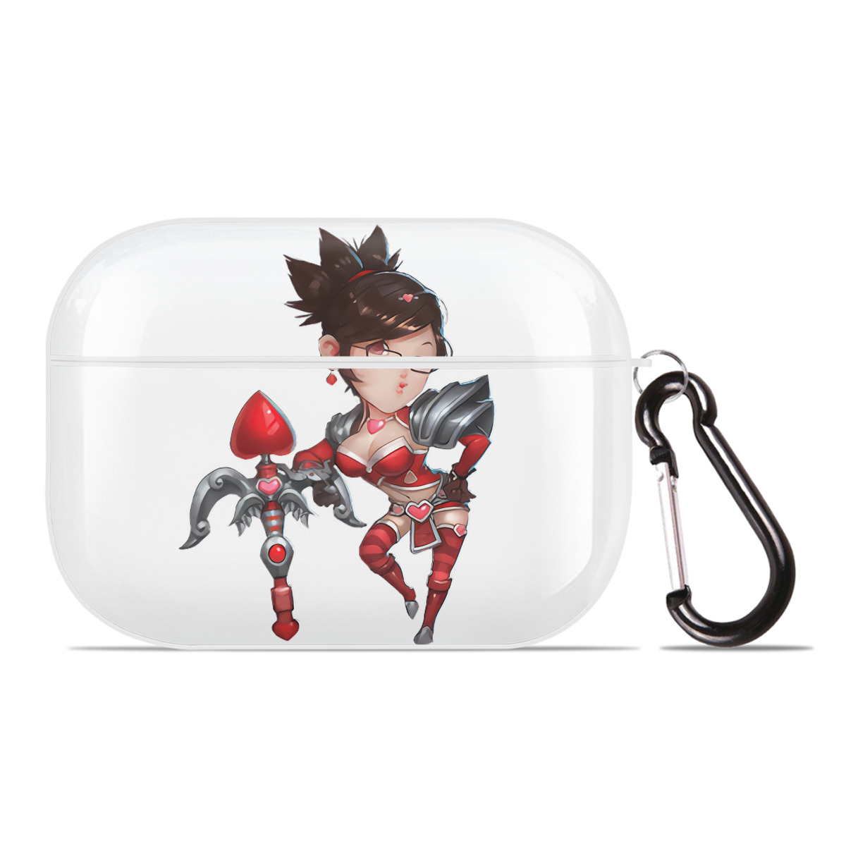 （画像用） リーグ・オブ・レジェンド League of Legends LOL 【AirPods Pro用】ハードシェル保護ケース 耐衝撃・防指紋・カラビナ付き商品仕様
