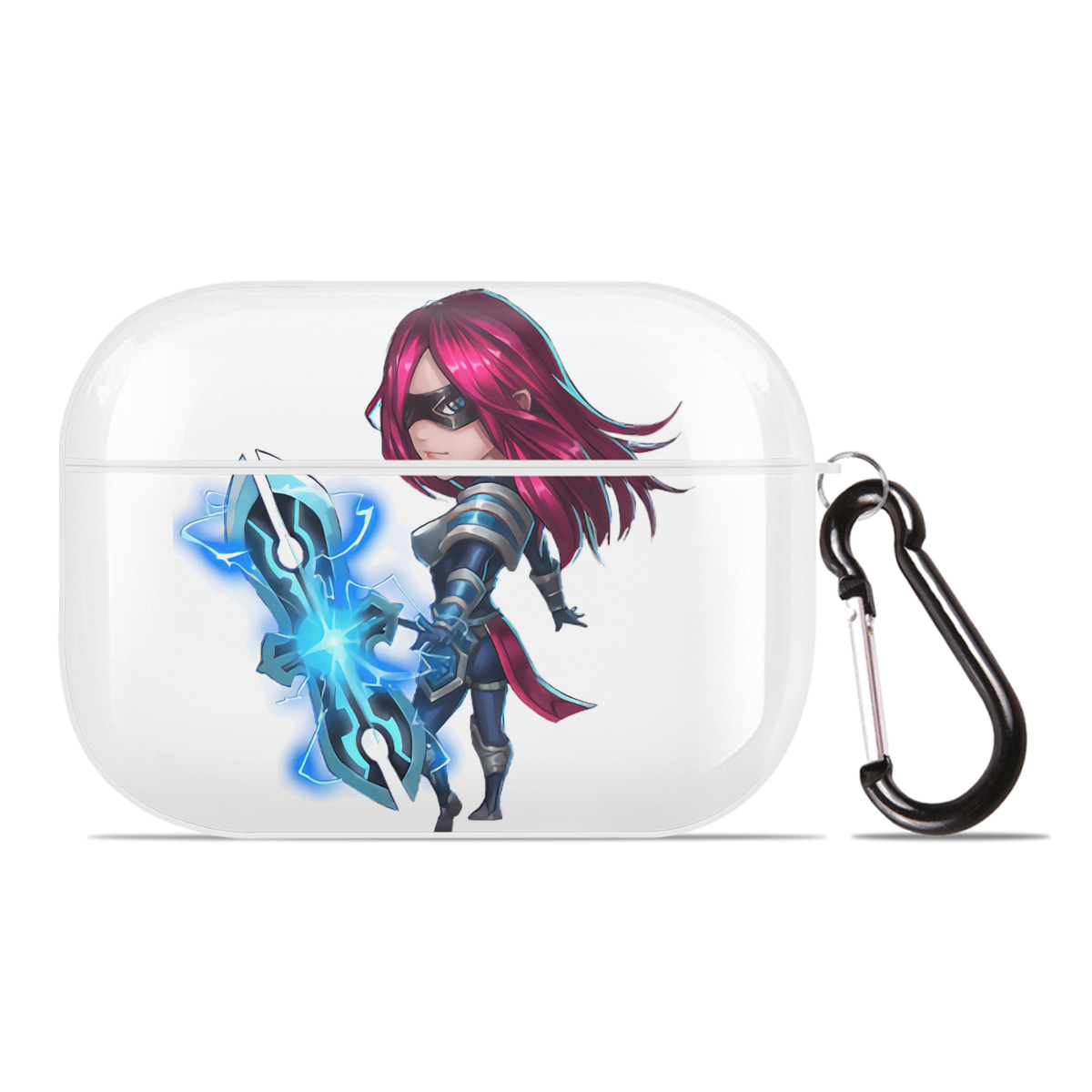（画像用） リーグ・オブ・レジェンド League of Legends LOL 【AirPods Pro用】ハードシェル保護ケース 耐衝撃・防指紋・カラビナ付き商品仕様