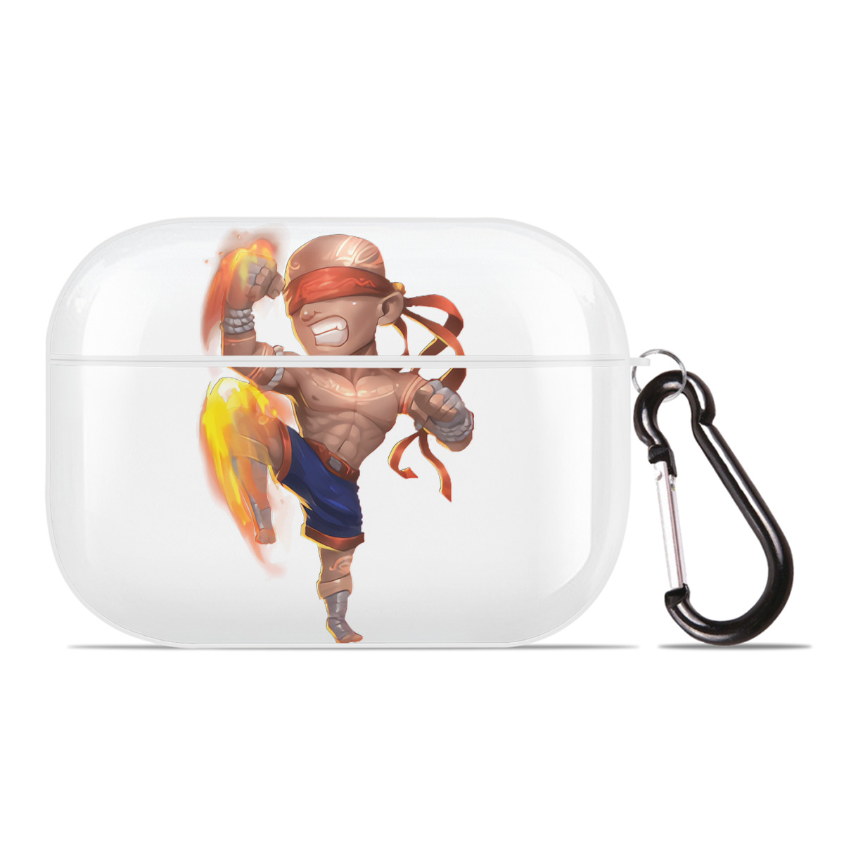 （画像用） リーグ・オブ・レジェンド League of Legends LOL 【AirPods Pro用】ハードシェル保護ケース 耐衝撃・防指紋・カラビナ付き商品仕様