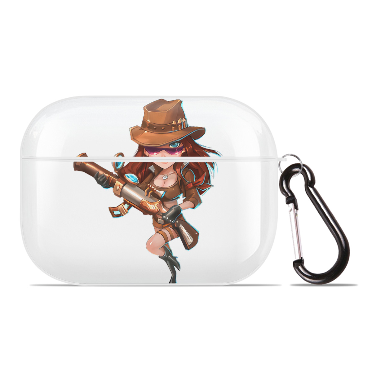 （画像用） リーグ・オブ・レジェンド League of Legends LOL 【AirPods Pro用】ハードシェル保護ケース 耐衝撃・防指紋・カラビナ付き商品仕様