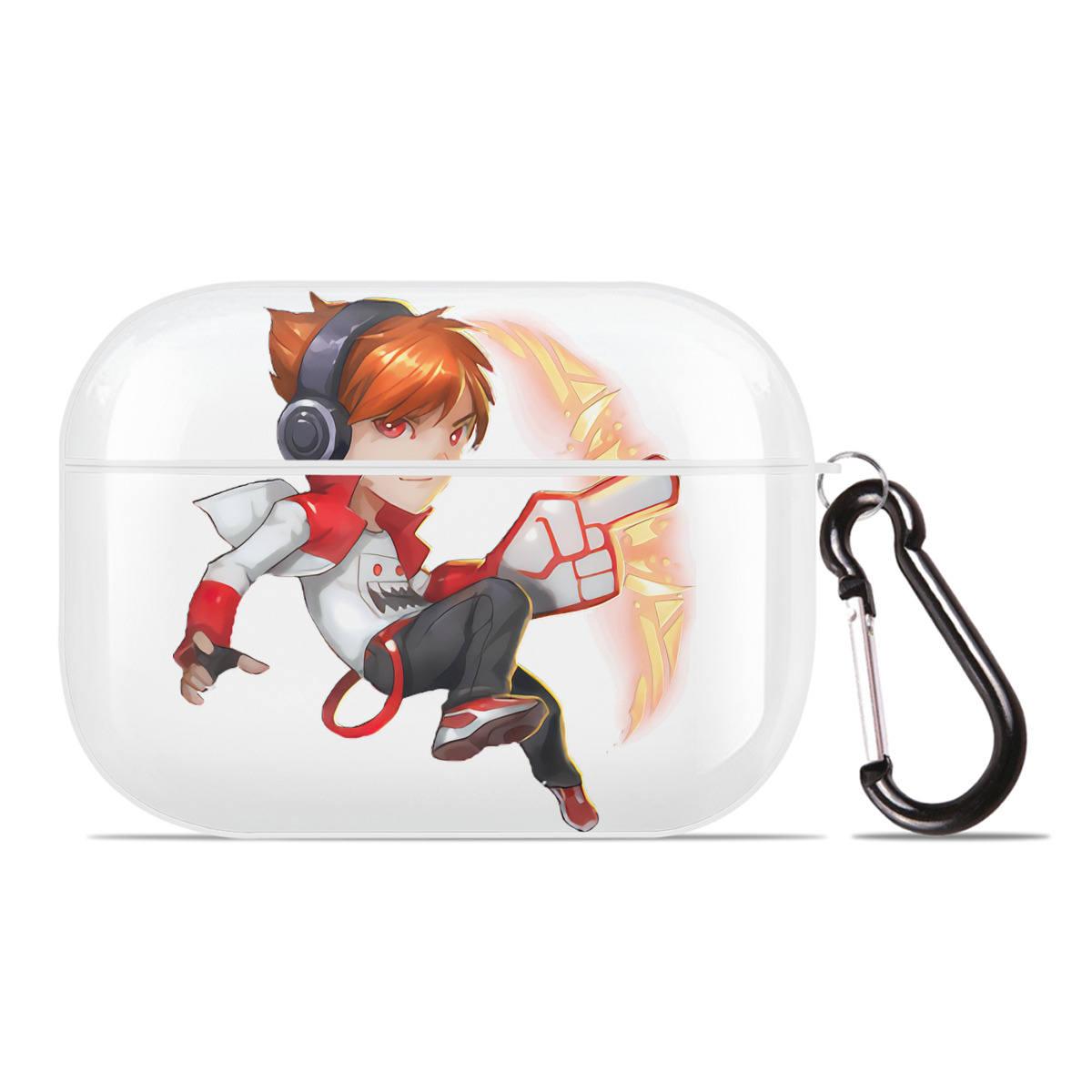 （画像用） リーグ・オブ・レジェンド League of Legends LOL 【AirPods Pro用】ハードシェル保護ケース 耐衝撃・防指紋・カラビナ付き商品仕様