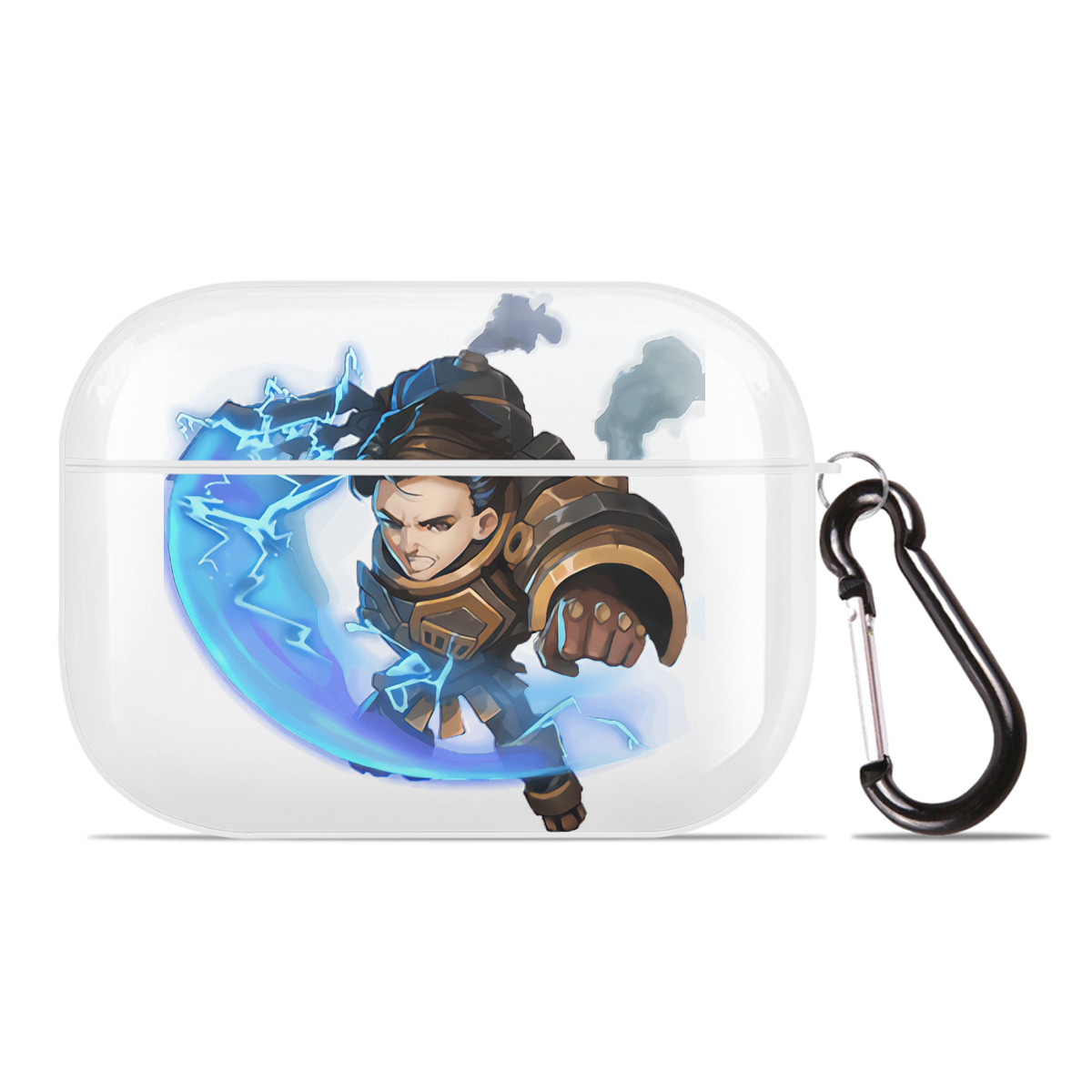 （画像用） リーグ・オブ・レジェンド League of Legends LOL 【AirPods Pro用】ハードシェル保護ケース 耐衝撃・防指紋・カラビナ付き商品仕様