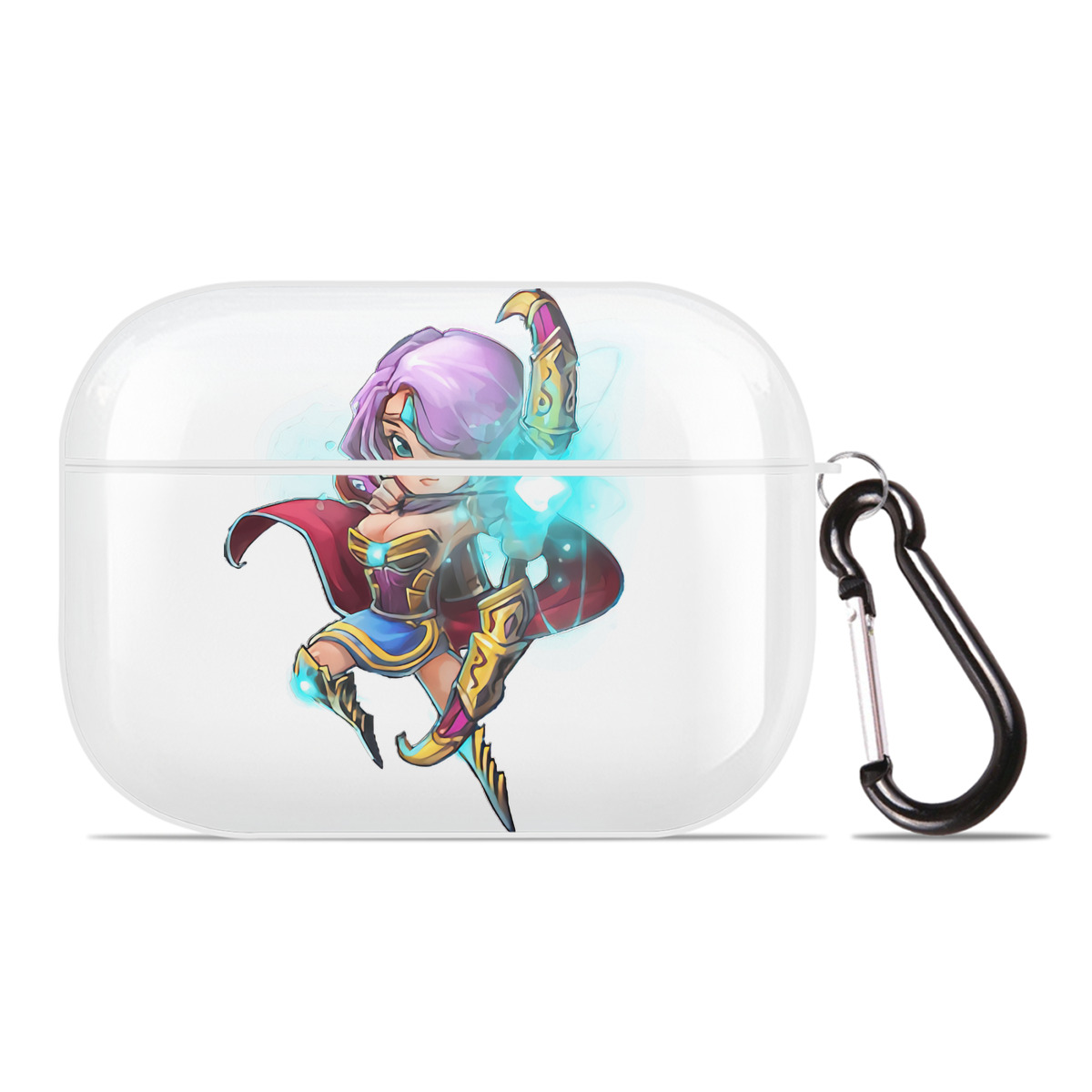 （画像用） リーグ・オブ・レジェンド League of Legends LOL 【AirPods Pro用】ハードシェル保護ケース 耐衝撃・防指紋・カラビナ付き商品仕様
