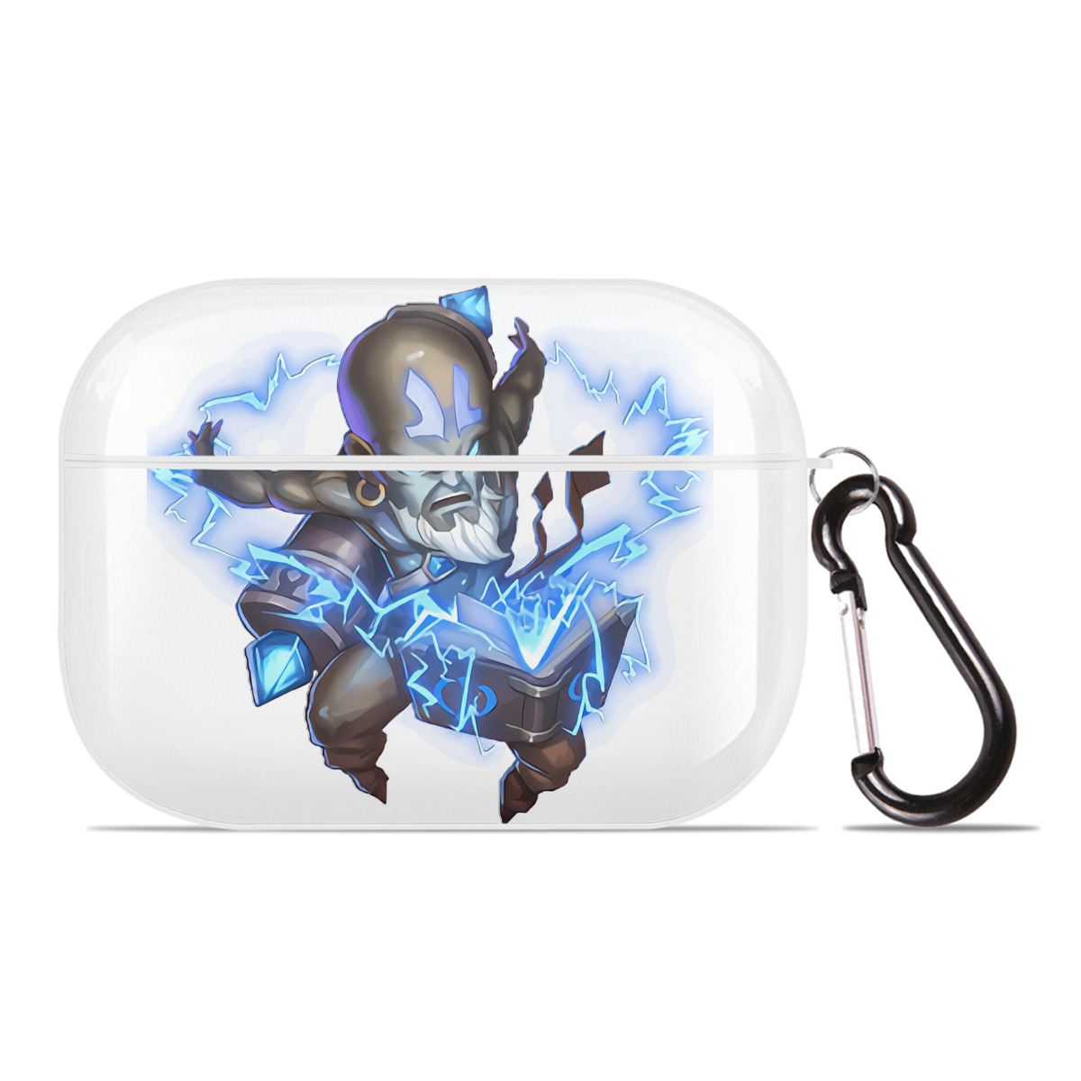 （画像用） リーグ・オブ・レジェンド League of Legends LOL 【AirPods Pro用】ハードシェル保護ケース 耐衝撃・防指紋・カラビナ付き商品仕様