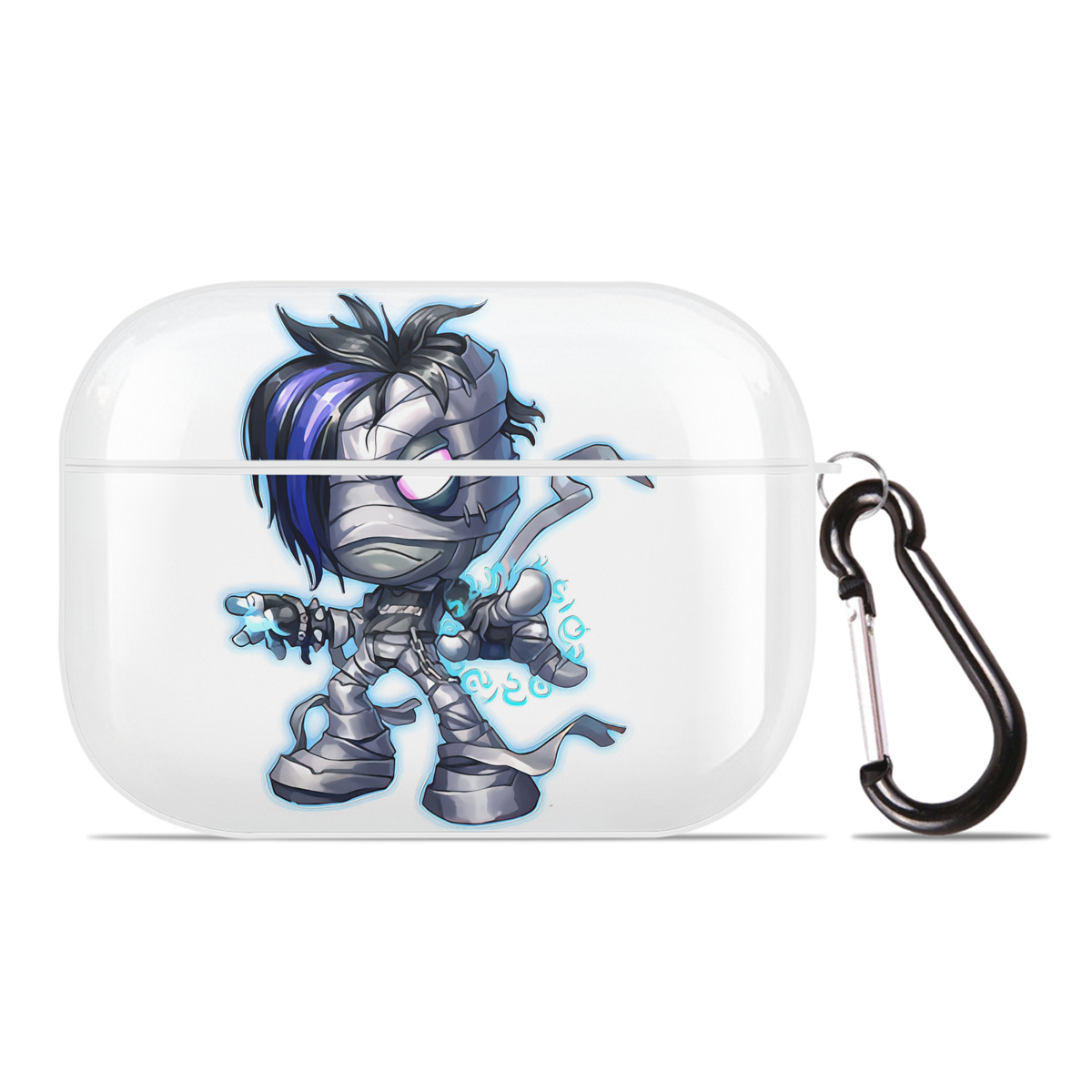 （画像用） リーグ・オブ・レジェンド League of Legends LOL 【AirPods Pro用】ハードシェル保護ケース 耐衝撃・防指紋・カラビナ付き商品仕様