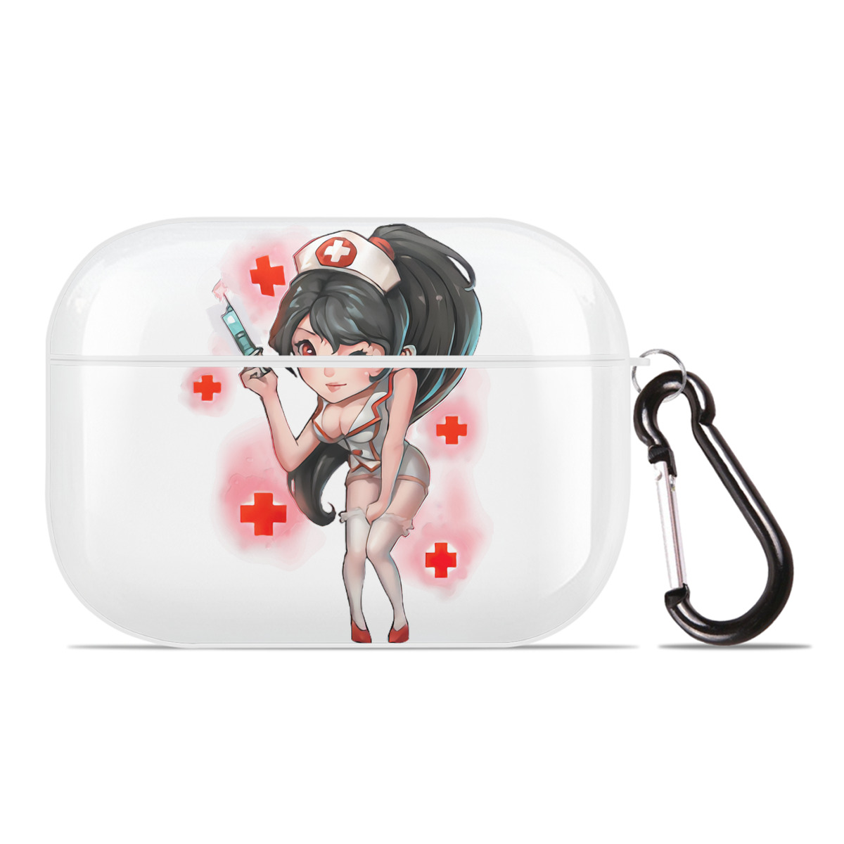 （画像用） リーグ・オブ・レジェンド League of Legends LOL 【AirPods Pro用】ハードシェル保護ケース 耐衝撃・防指紋・カラビナ付き商品仕様