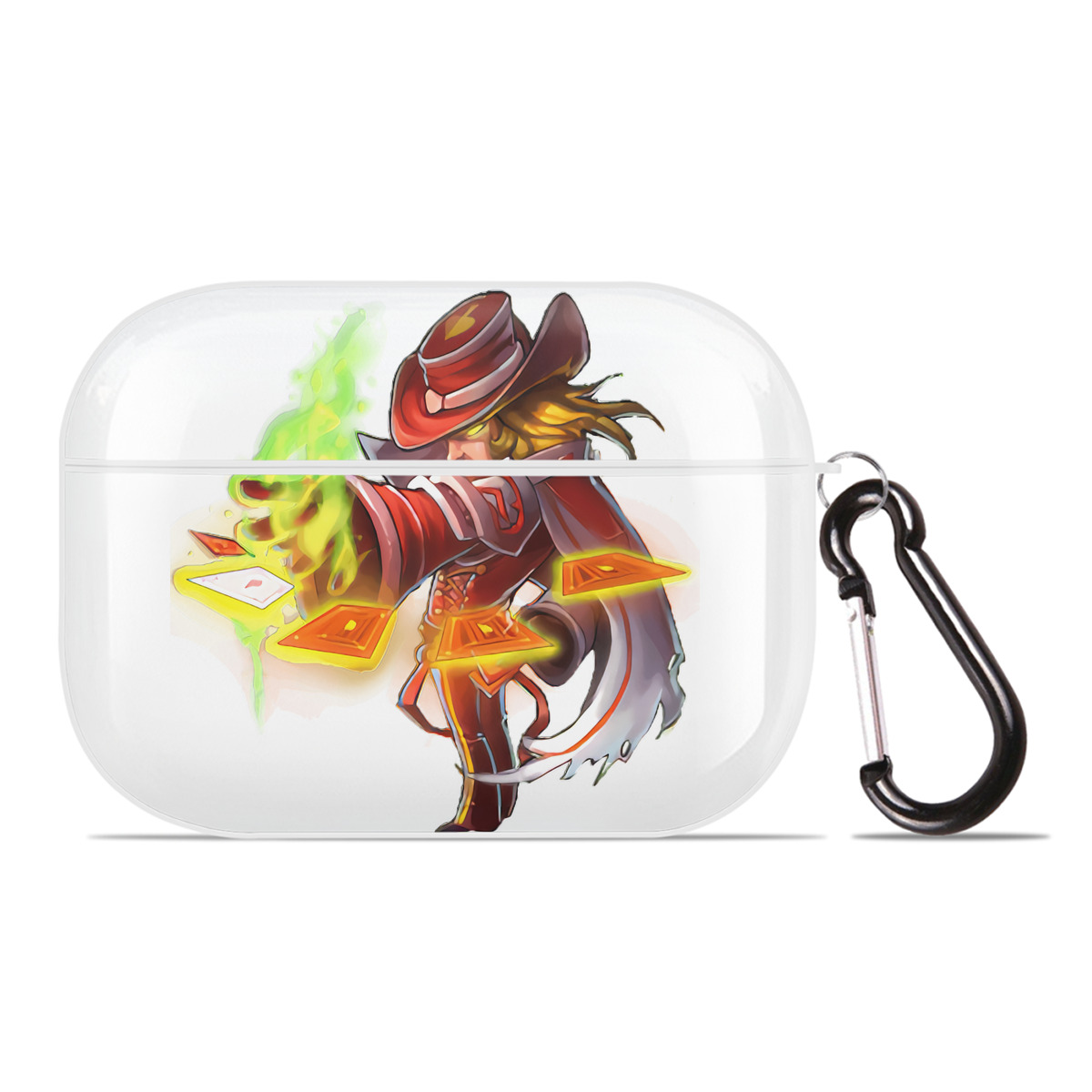 （画像用） リーグ・オブ・レジェンド League of Legends LOL 【AirPods Pro用】ハードシェル保護ケース 耐衝撃・防指紋・カラビナ付き商品仕様