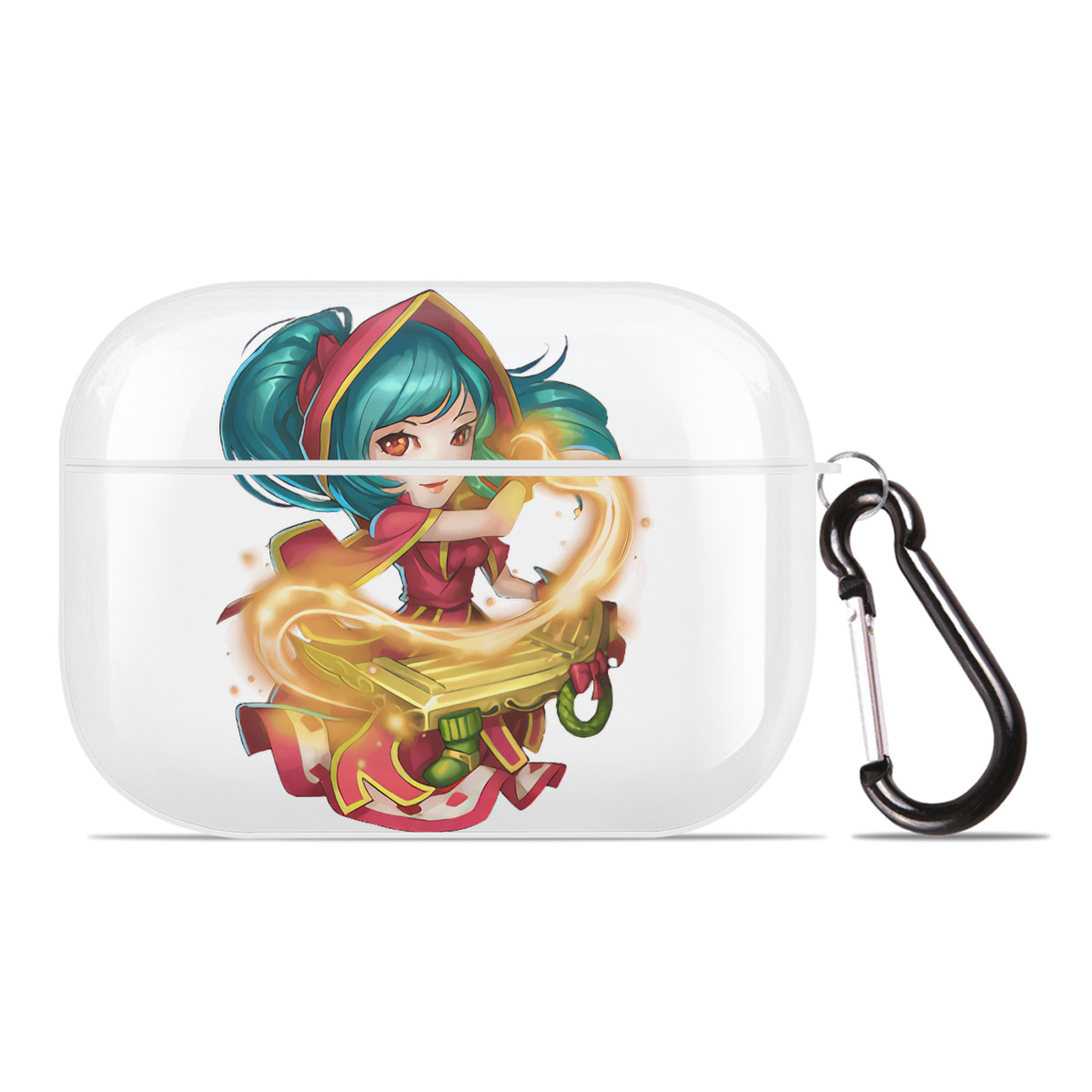 （画像用） リーグ・オブ・レジェンド League of Legends LOL 【AirPods Pro用】ハードシェル保護ケース 耐衝撃・防指紋・カラビナ付き商品仕様