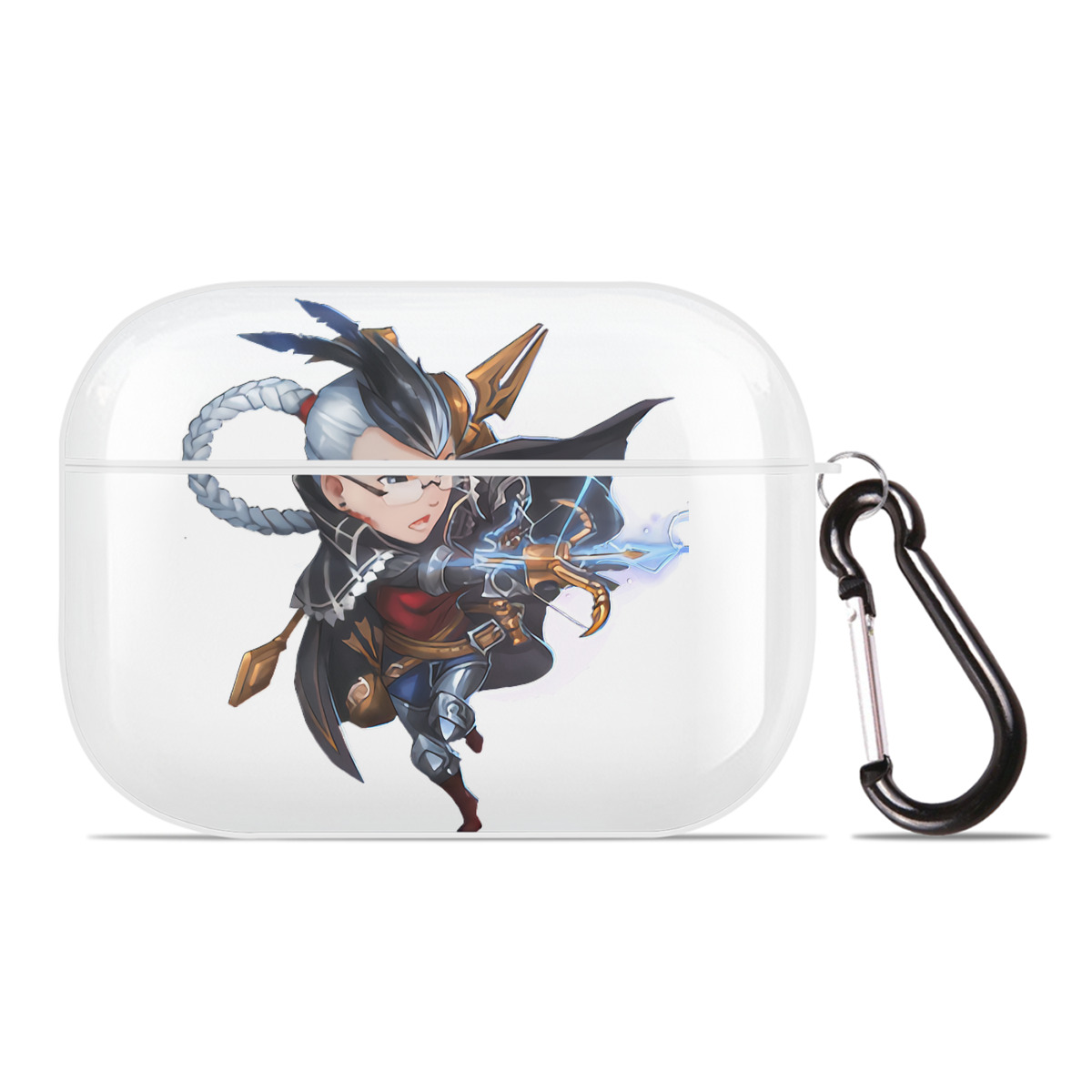 （画像用） リーグ・オブ・レジェンド League of Legends LOL 【AirPods Pro用】ハードシェル保護ケース 耐衝撃・防指紋・カラビナ付き商品仕様