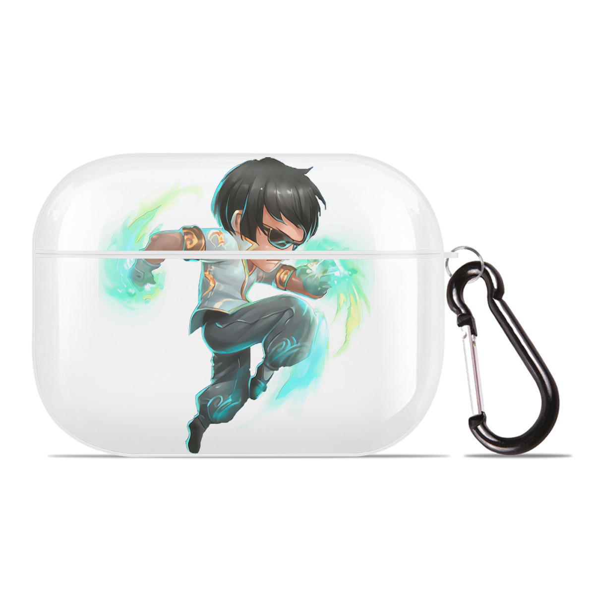 （画像用） リーグ・オブ・レジェンド League of Legends LOL 【AirPods Pro用】ハードシェル保護ケース 耐衝撃・防指紋・カラビナ付き商品仕様
